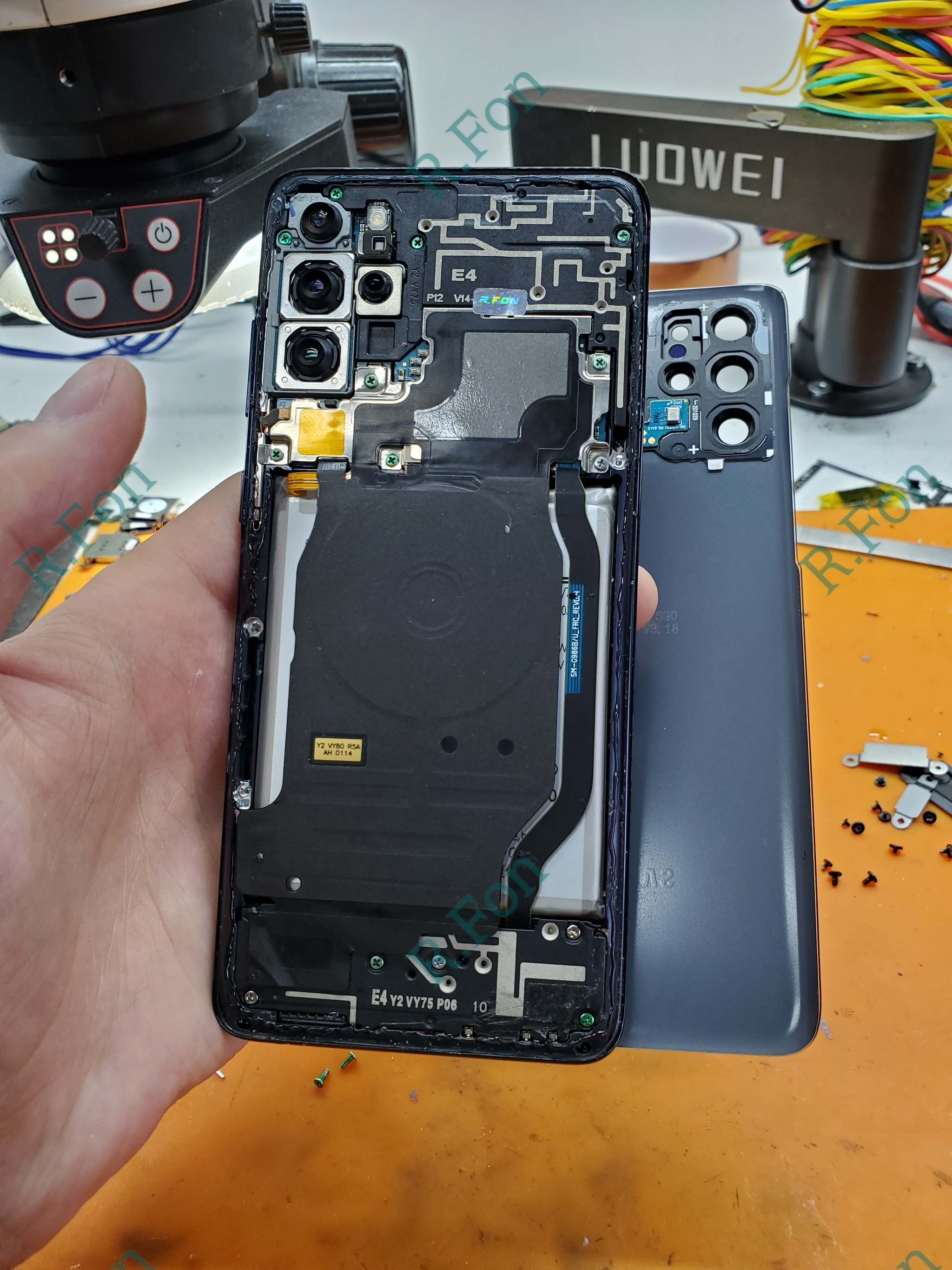 Suddenly ended. Samsung s20+ - My, Moscow, Repair of equipment, Samsung, Data recovery, Soldering, Expensive, Longpost