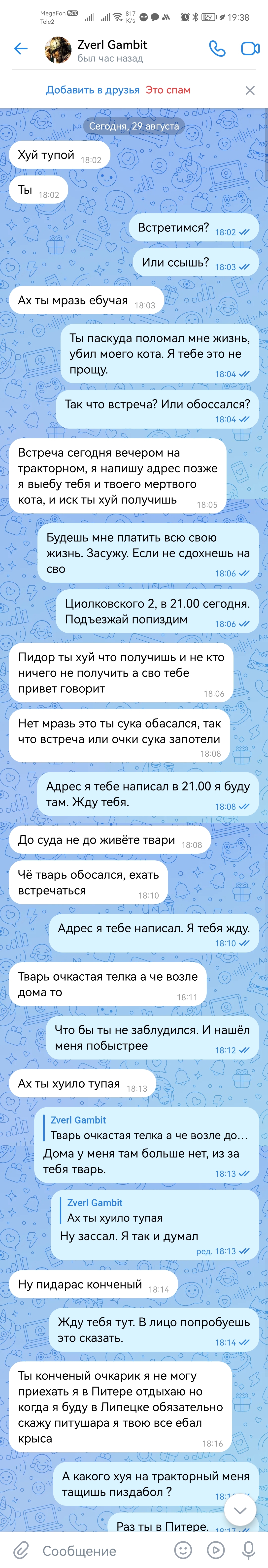 Подскажите товарищи. Правильно ли я поступил - Моё, Негатив, Мат, Угроза, Спецоперация, Длиннопост