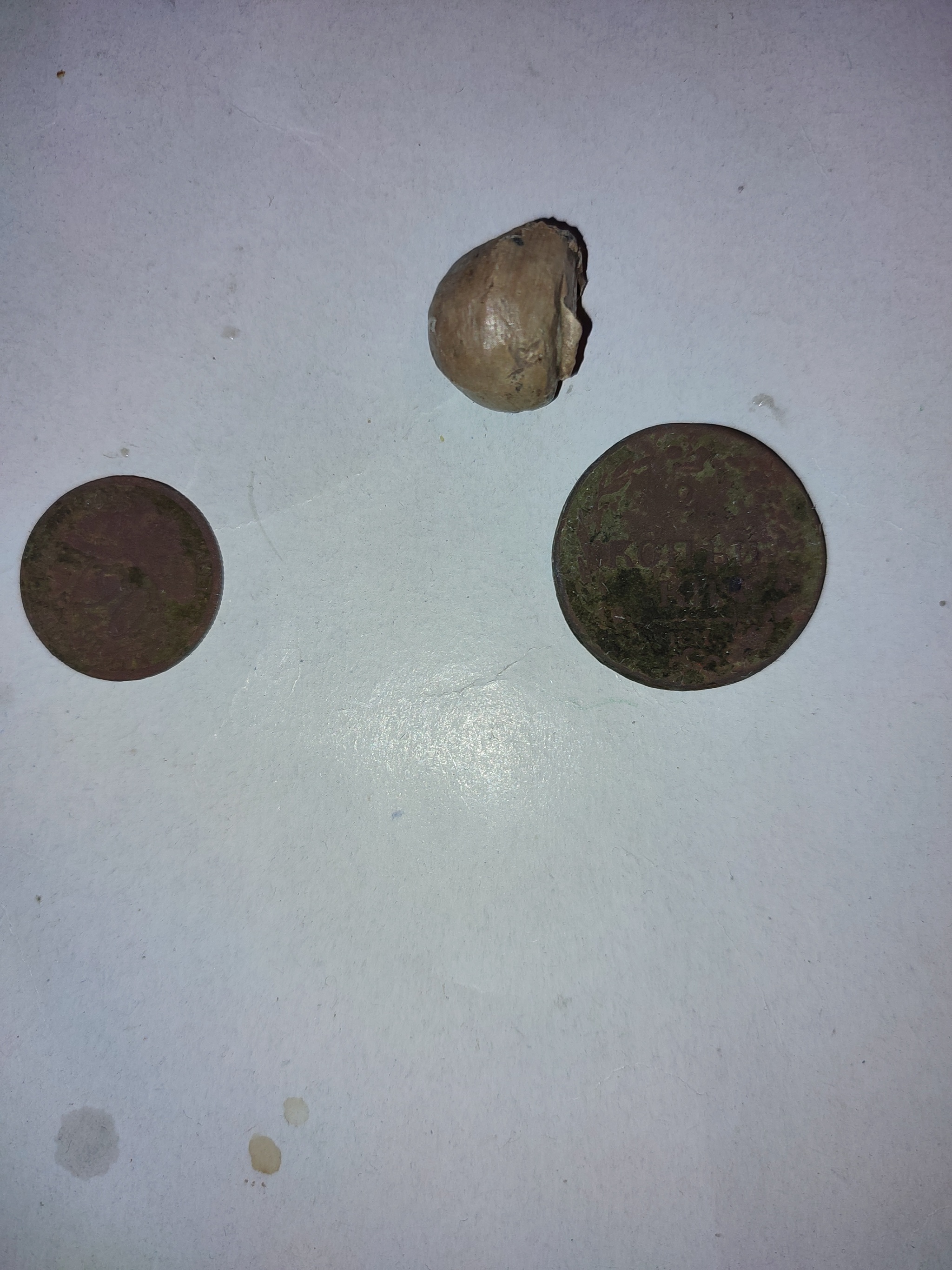 Need advice on how best to clean coins and what is this ball? - Need advice, Metal detector, Coin, Longpost