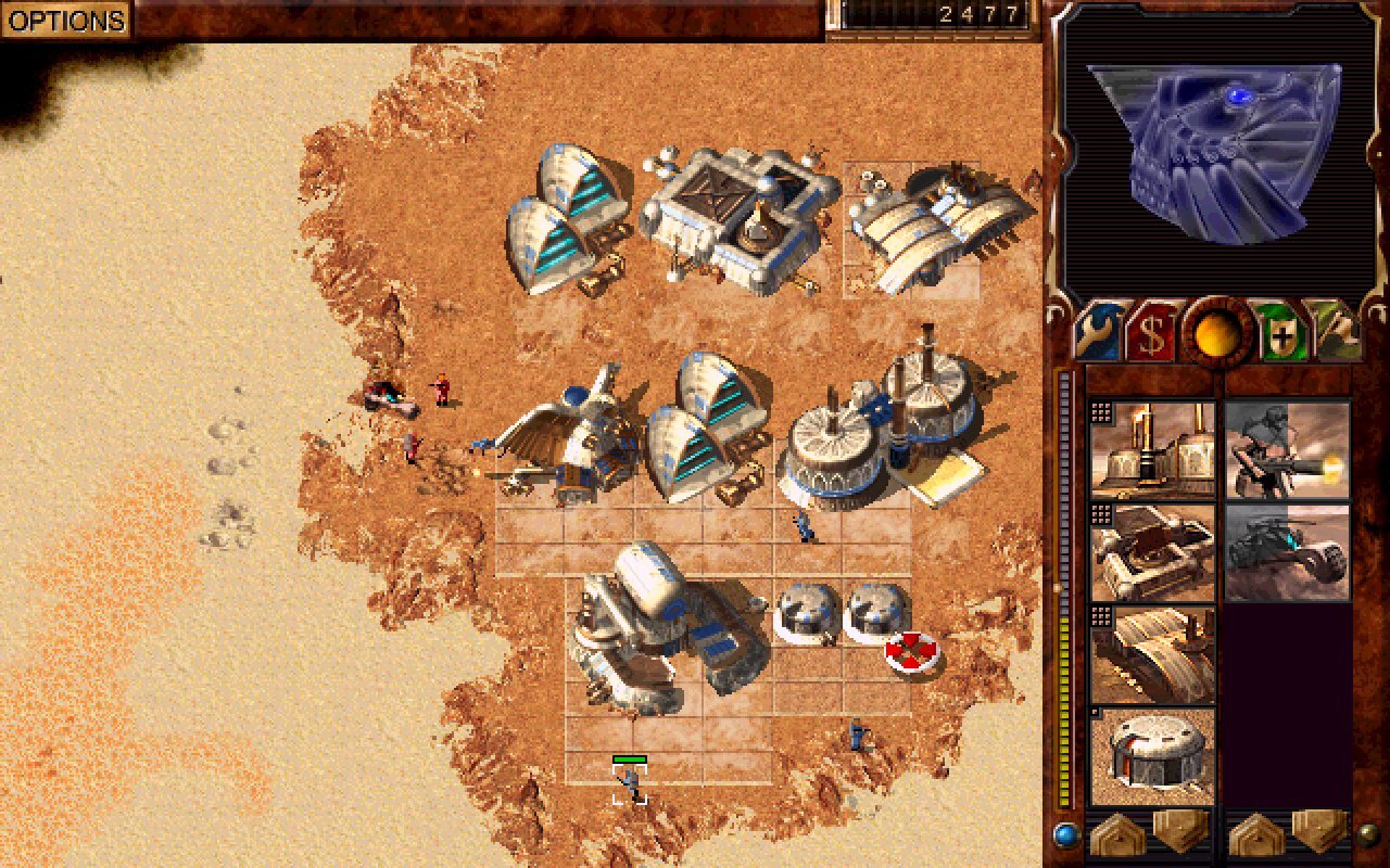 Dune 2000 in browser - Retro Games, Online Games, Browser games, Dune 2000, Dune, Стратегия, Telegram (link), Longpost