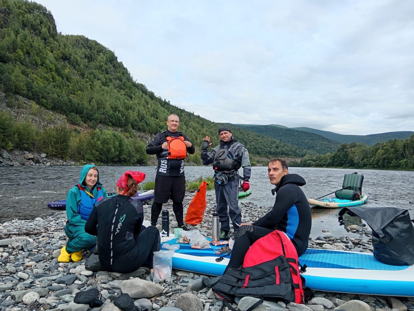 SUP rafting on the Gobili River - My, Alloy, River rafting, SUPsurfing, Mountain river, Travels, Nature, The nature of Russia, Дальний Восток, Khabarovsk region, Surfboard, Video, Soundless, Longpost