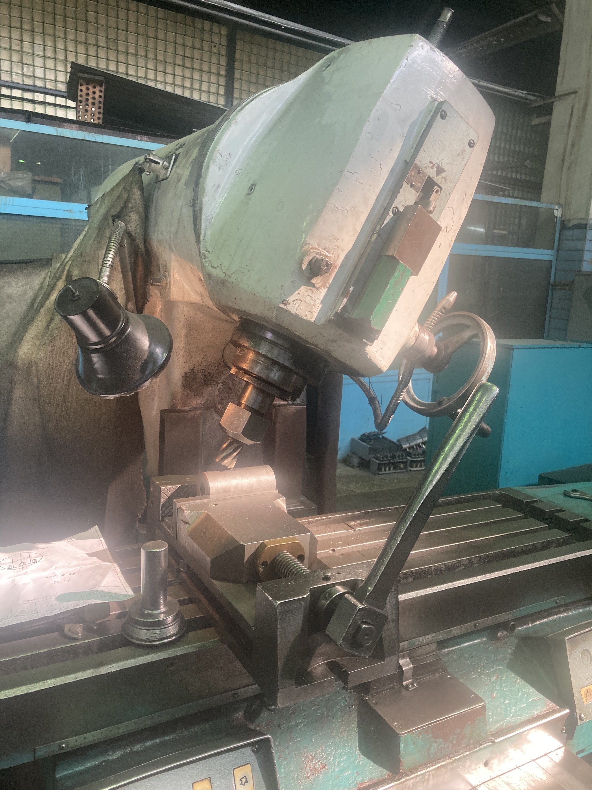 Soviet hardening - My, Factory, Milling machine, Pension, Retirees, Mechanical engineering, Emotions, Longpost