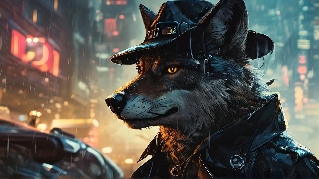 Furry art by Wolfmks #76 - My, Art, Neural network art, Furry art, Furry, Wolf, Furry wolf, Art