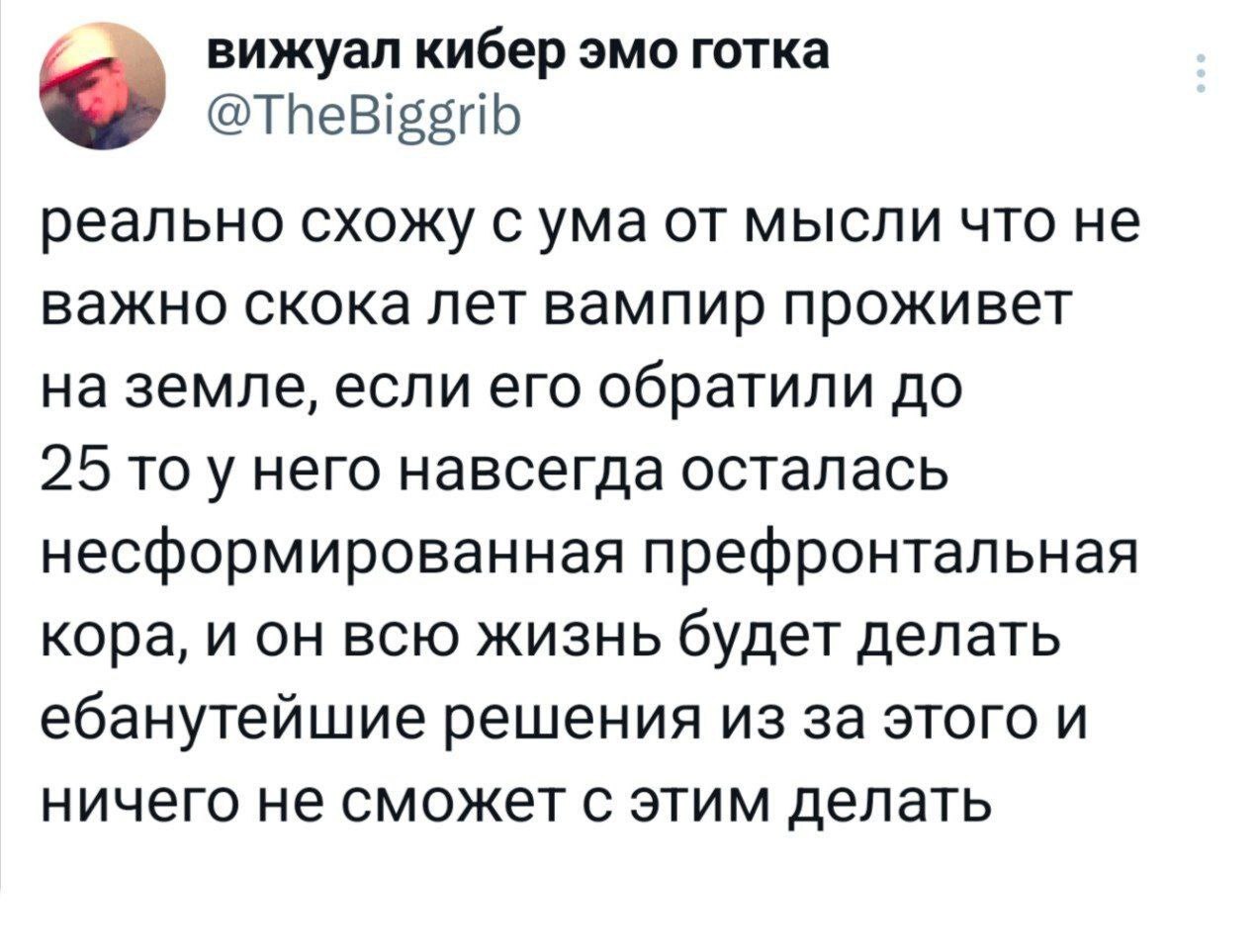 Вампиры... - Юмор, Скриншот, Зашакалено, Вампиры, Организм, Мозг, Twitter, Мат