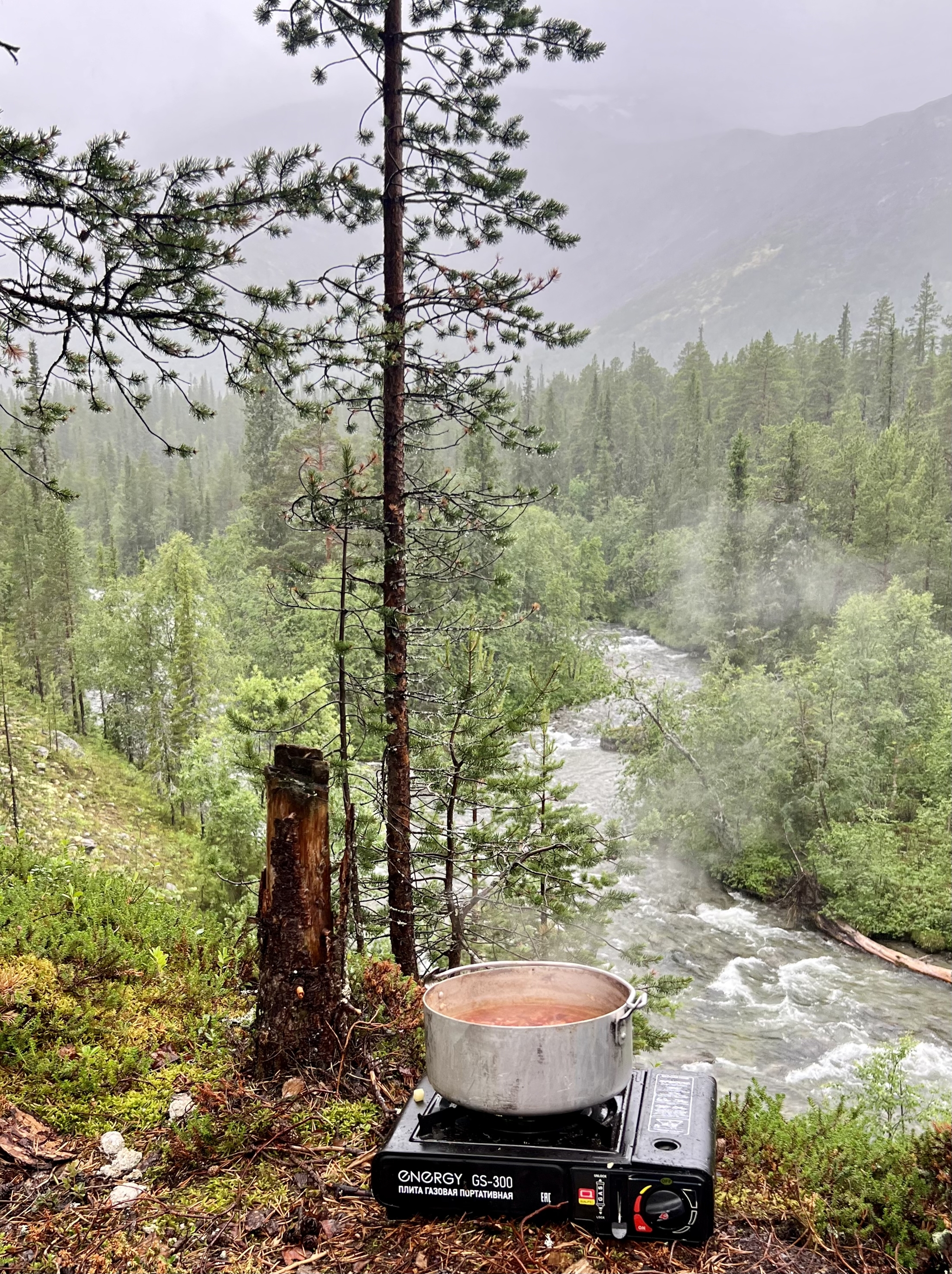 For borscht lovers, camping conditions are not a problem - My, Khibiny, Borsch, Longpost