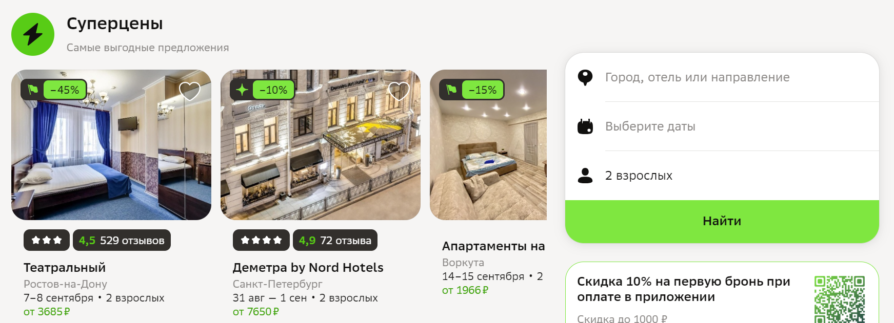 Where to book a hotel: TOP 10 best sites for finding hotels in Russia in 2024 - My, Rating, Site, Travels, Travel across Russia, Service, Drive, Туристы, Reservation, Hotel, By the day, Lodging, Vacation, Tourism, Longpost