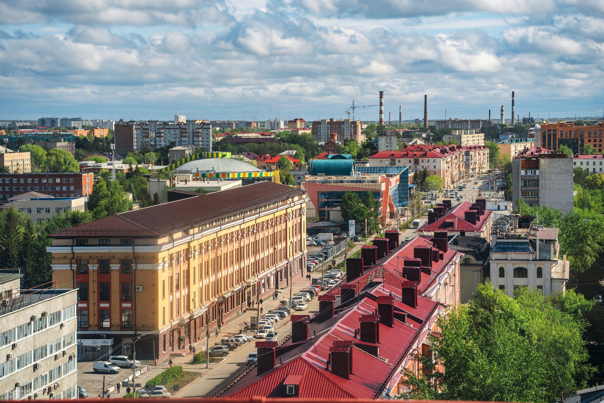 Фотографии города Омска с высоты - Моё, Фотография, Туризм, Город, Россия, Омск, Пейзаж, Длиннопост