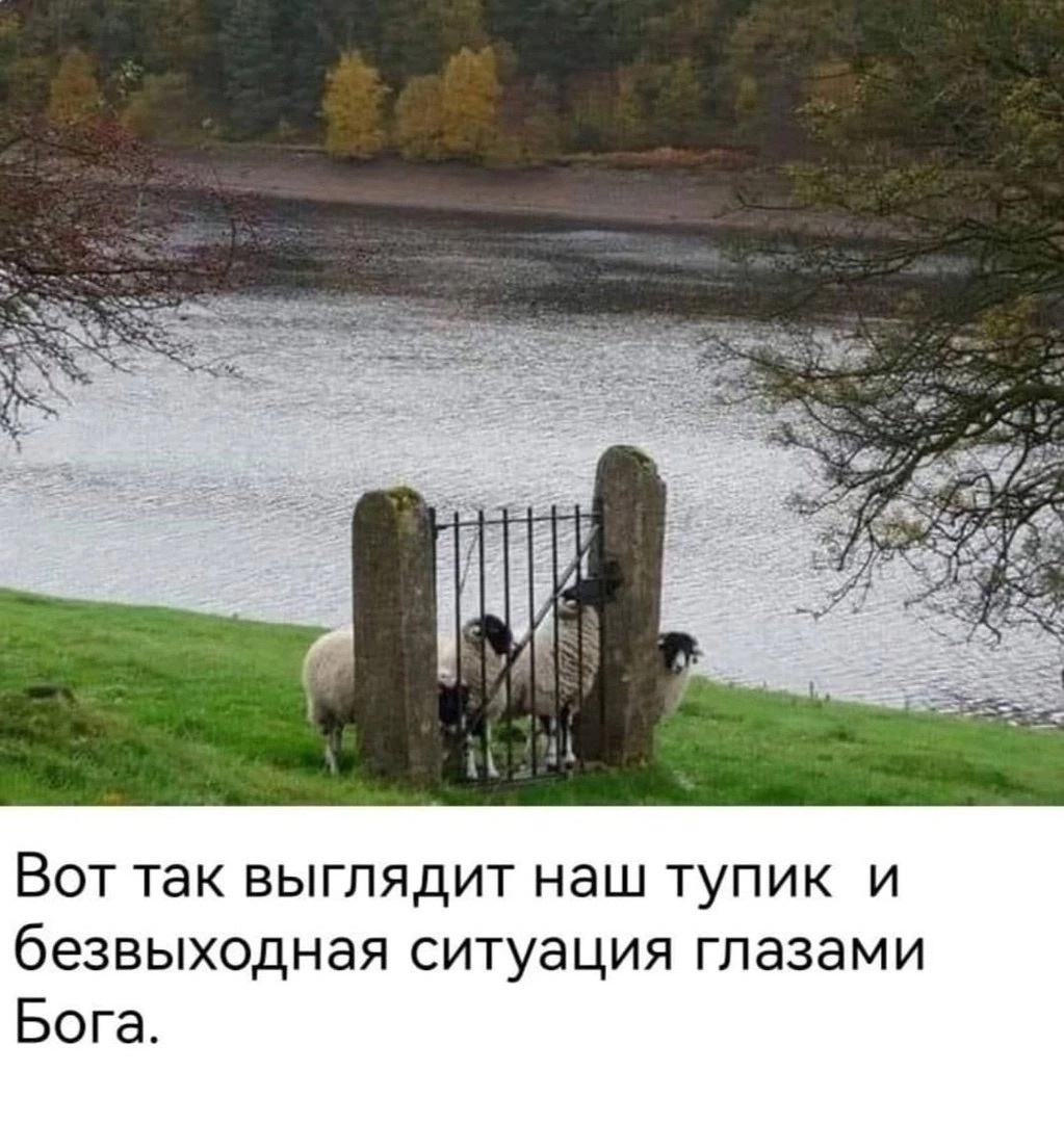 Dead end? - Picture with text, Christianity, God, VKontakte (link)