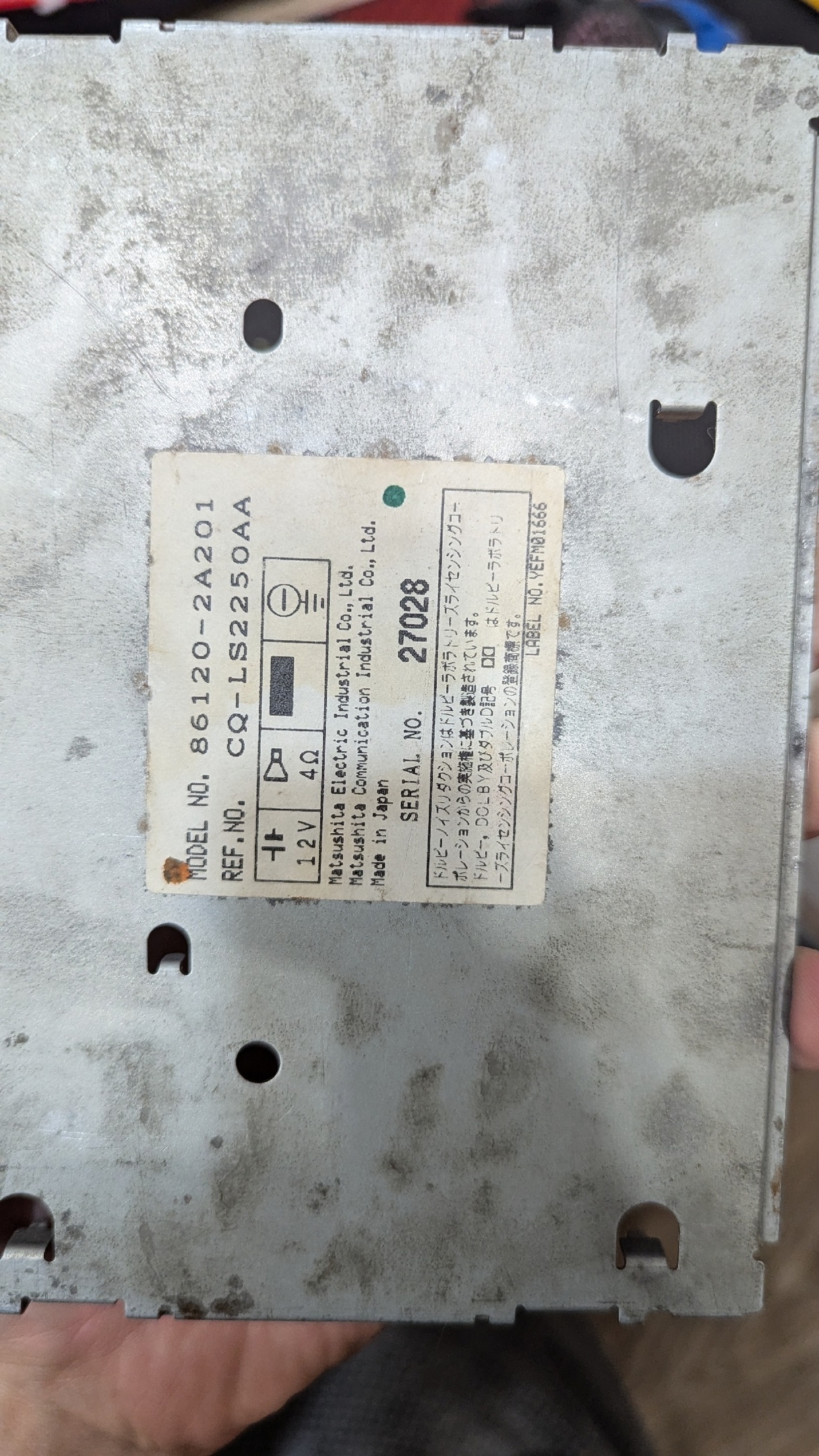 Pinout and operation diagram of the radio - Radio engineering, Auto, Radio cassette, Toyota, Longpost