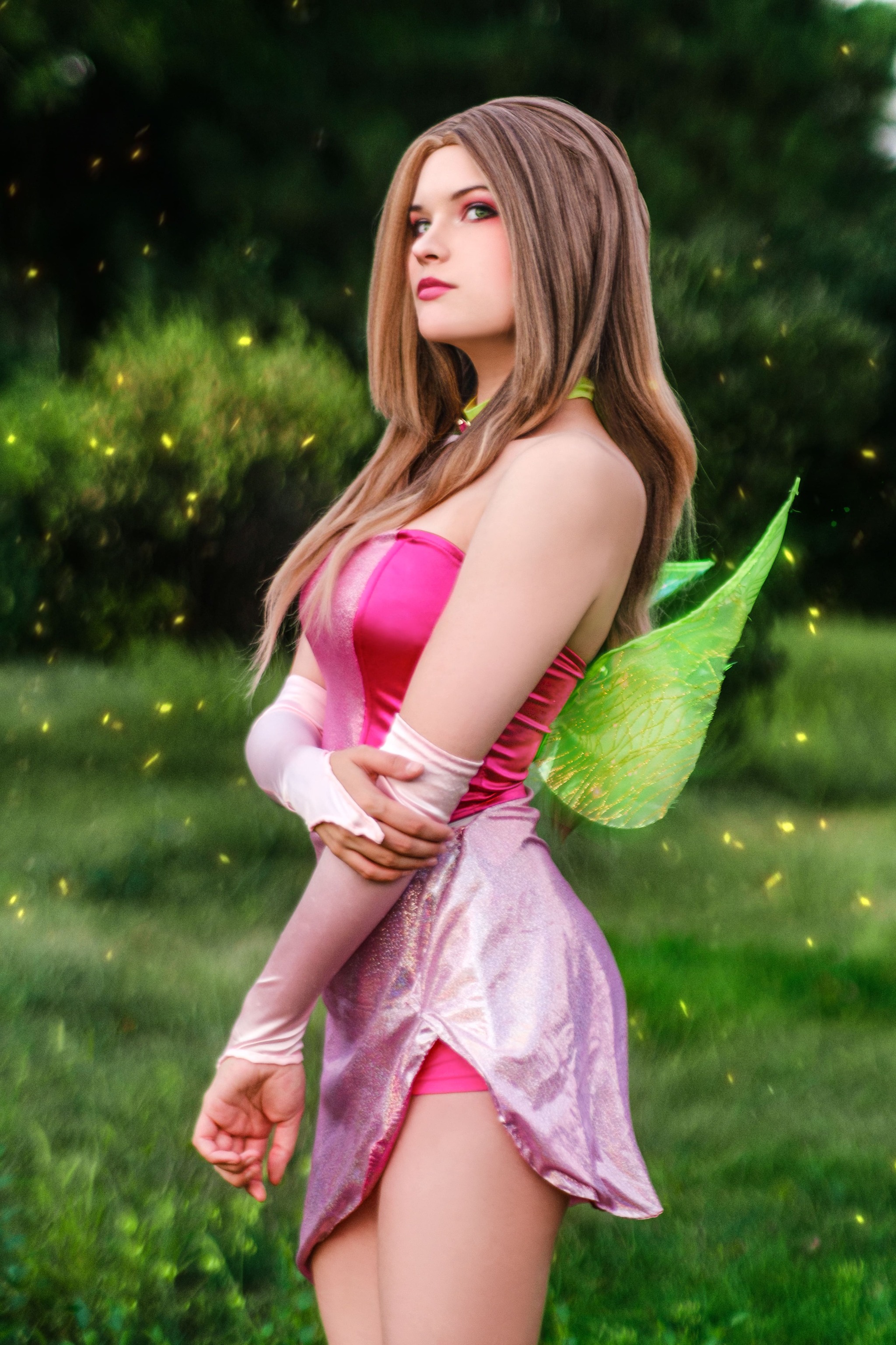 Мой косплей на Флору из Winx - Моё, Косплееры, Косплей, Фотосессия, Винкс, Фея, Мультфильмы, Детство, Флора, Фотография, Длиннопост