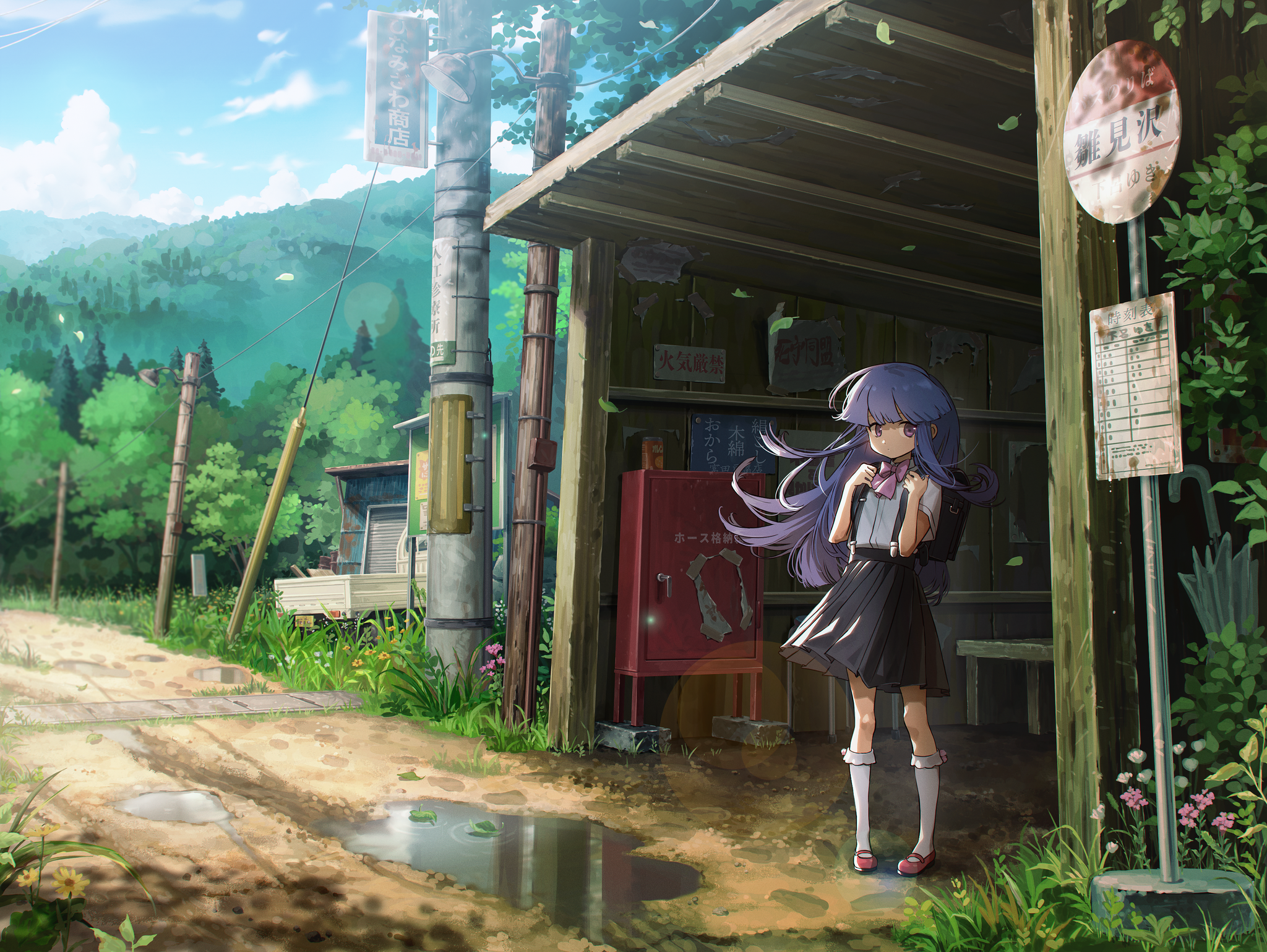 Rika - Аниме, Anime Art, Higurashi no naku koro ni, Furude rika