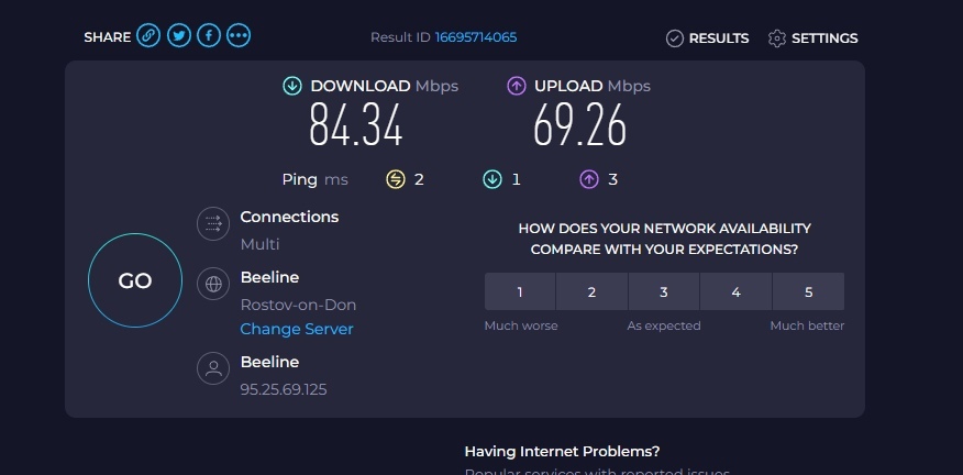 The provider (Beeline) forcibly slows down the speed and changes the speed tariff - Question, Ask Peekaboo