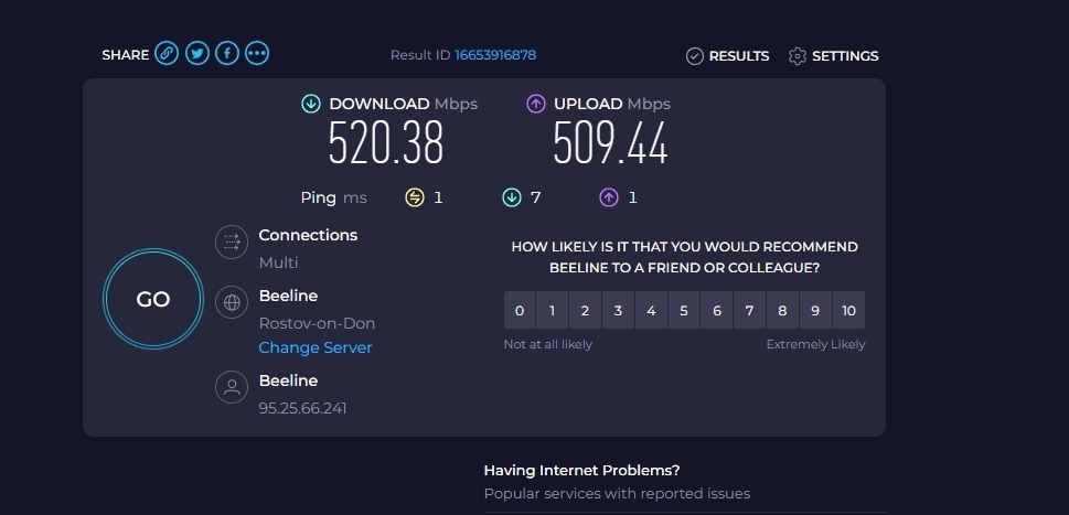 The provider (Beeline) forcibly slows down the speed and changes the speed tariff - Question, Ask Peekaboo