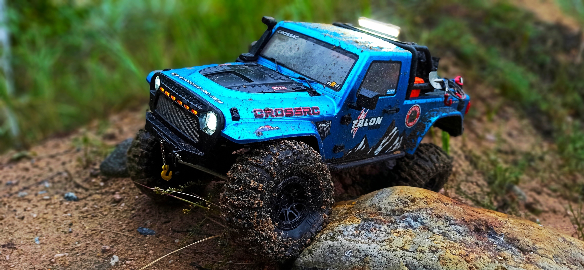 EMO X FreeRider Crossrc Jeep Wrangler - My, Hobby, Radio controlled models, Toys, The photo, Drive, Longpost