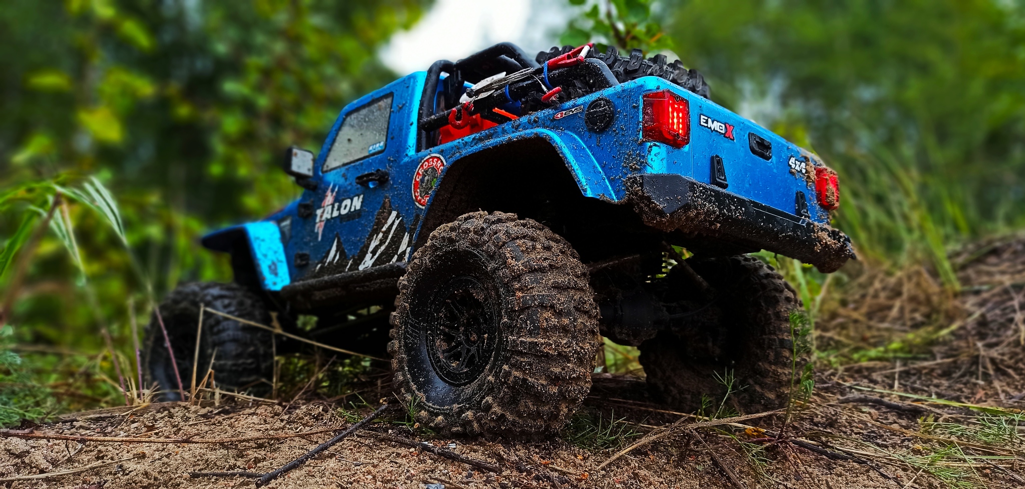 EMO X FreeRider Crossrc Jeep Wrangler - My, Hobby, Radio controlled models, Toys, The photo, Drive, Longpost