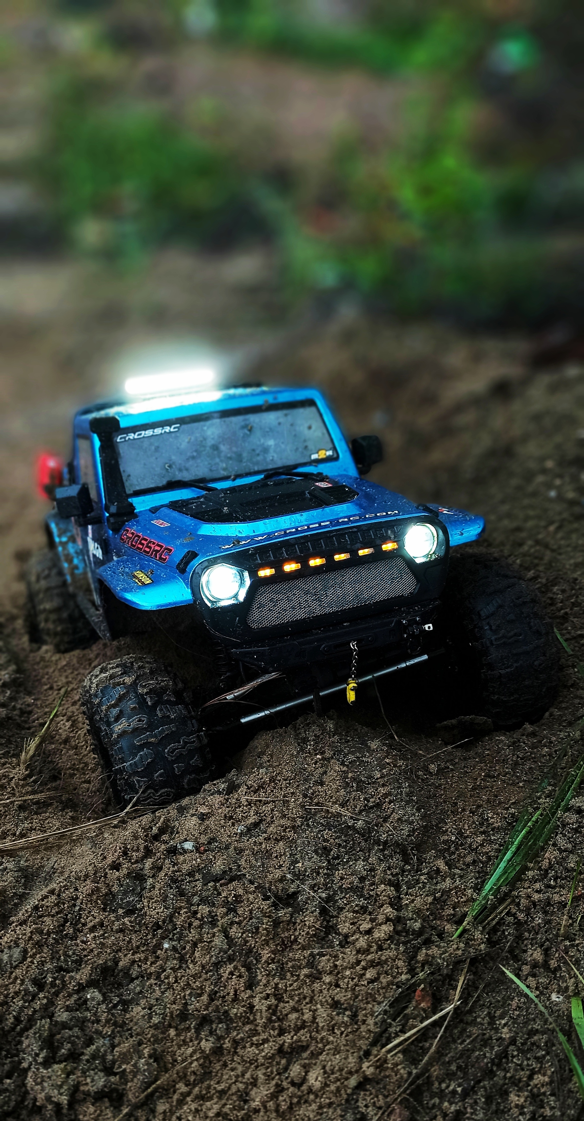 EMO X FreeRider Crossrc Jeep Wrangler - My, Hobby, Radio controlled models, Toys, The photo, Drive, Longpost