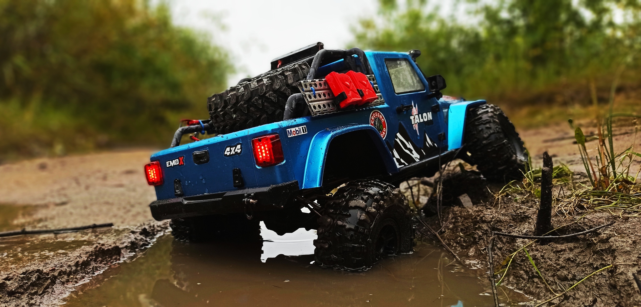 EMO X FreeRider Crossrc Jeep Wrangler - My, Hobby, Radio controlled models, Toys, The photo, Drive, Longpost