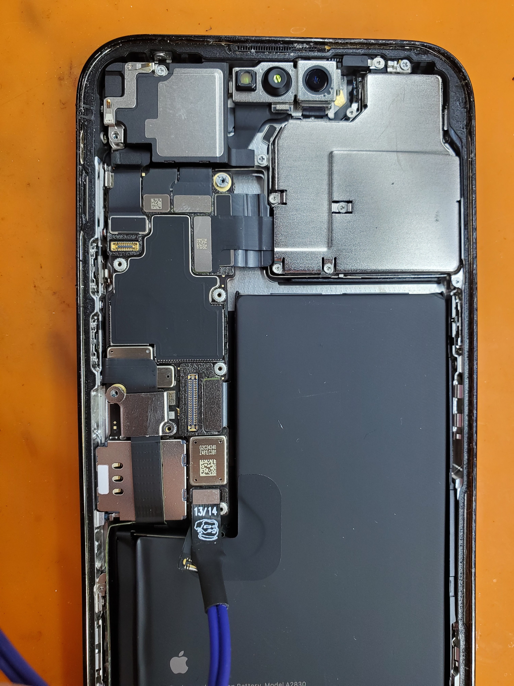 Exploded. Iphone 14 Pro Max - My, Moscow, Repair of equipment, Apple, Soldering, Expensive, Longpost