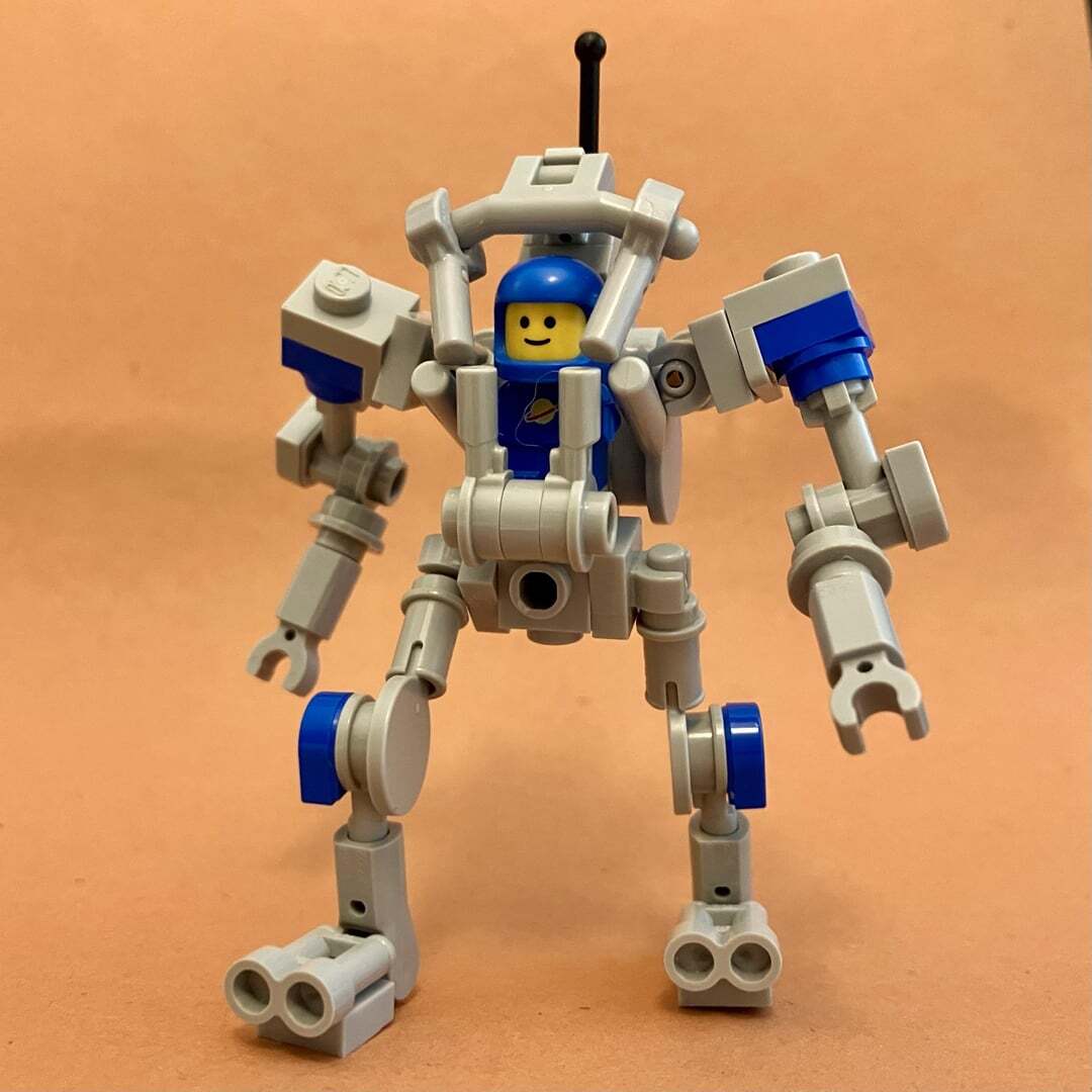 #MOCдня Classic Space Baby Mech Suit от MuttonchopMac - LEGO, Moc, Конструктор, Сборка, Длиннопост, Картинки