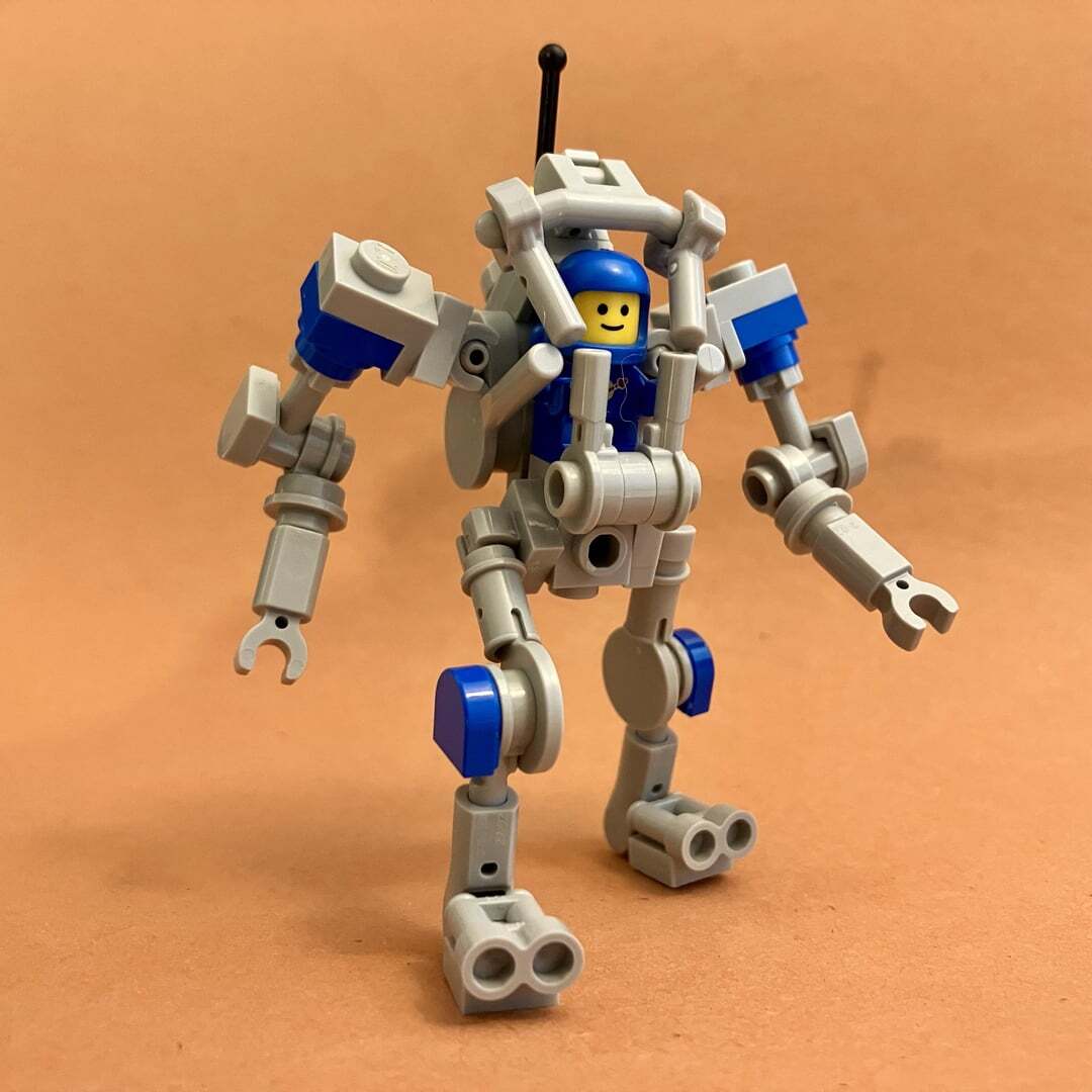 #MOCдня Classic Space Baby Mech Suit от MuttonchopMac - LEGO, Moc, Конструктор, Сборка, Длиннопост, Картинки