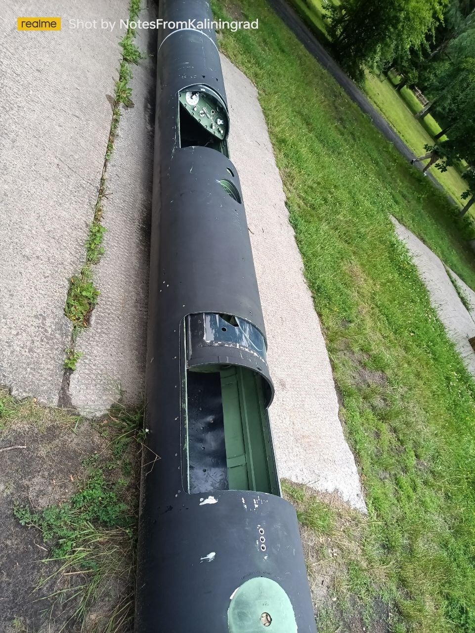 Underwater landing craft - My, Torpedo, Technics, Landing, The photo, Street photography, City walk, Kaliningrad, Kaliningrad region, Baltiysk, Art, Longpost