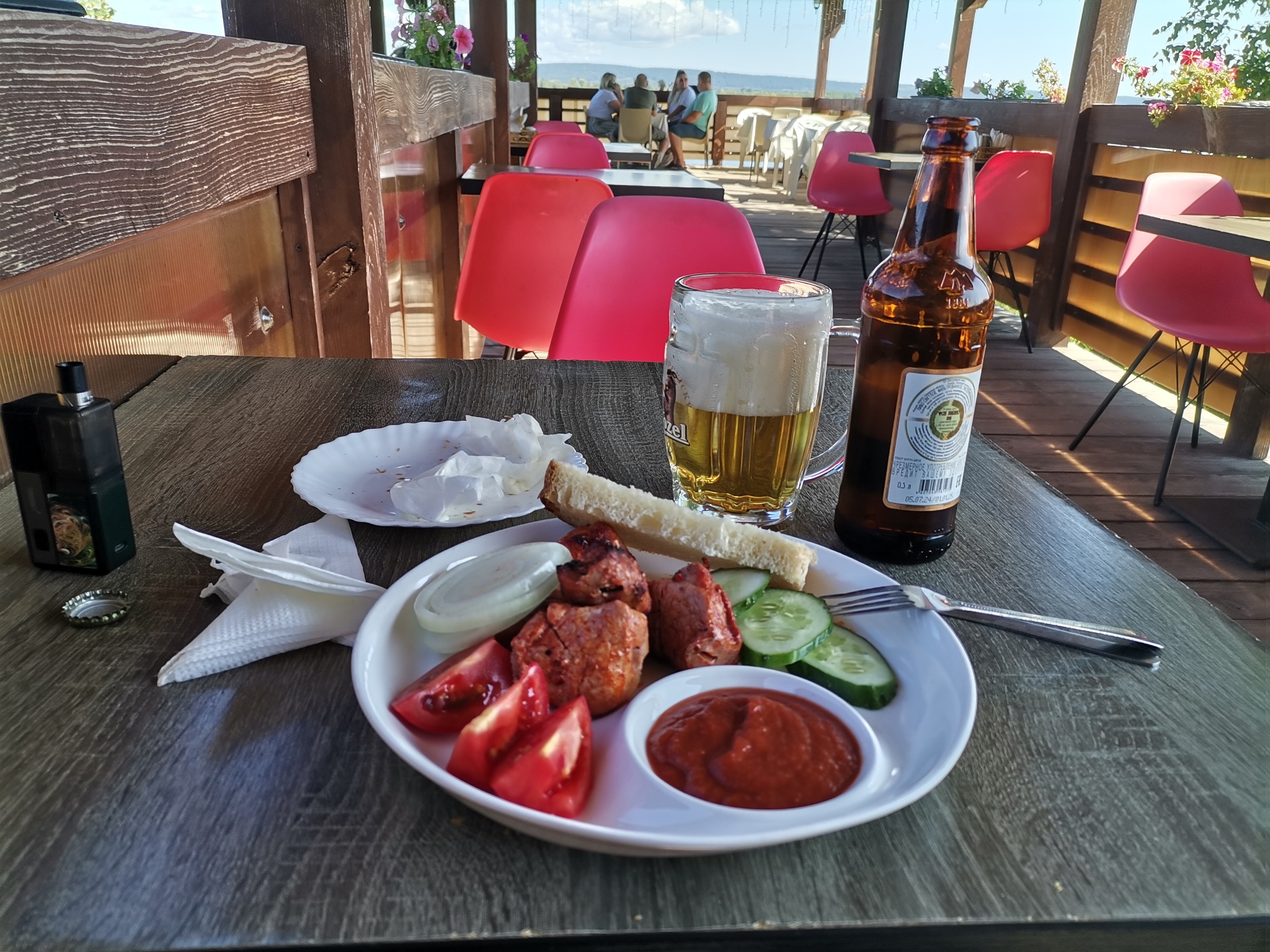 A little break at the end of the outgoing summer - My, A bike, Samarskaya luka, Samara, Longpost