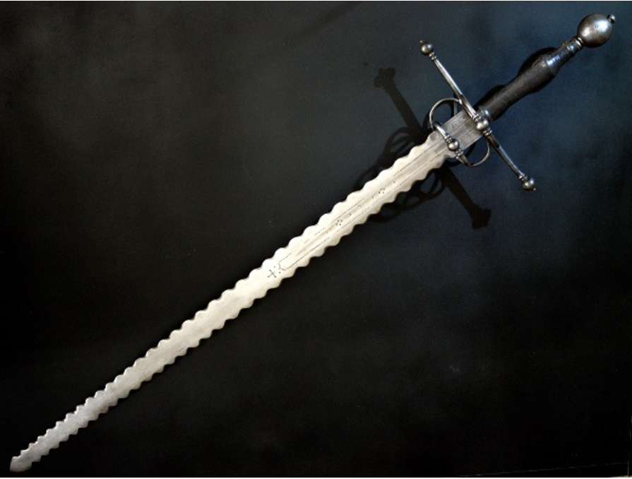 Flame Sword. Flamberg Sword - My, History (science), Weapon, Sword, Two-handed sword, Sword, Saber, Longpost