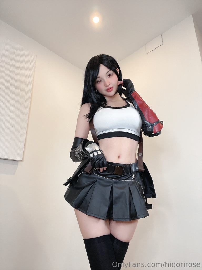 Роза Хидори в образе Тифочки - Hidori Rose, Милота, Азиатка, Косплей, Tifa Lockhart, Resident Evil, Длиннопост, Final Fantasy VII