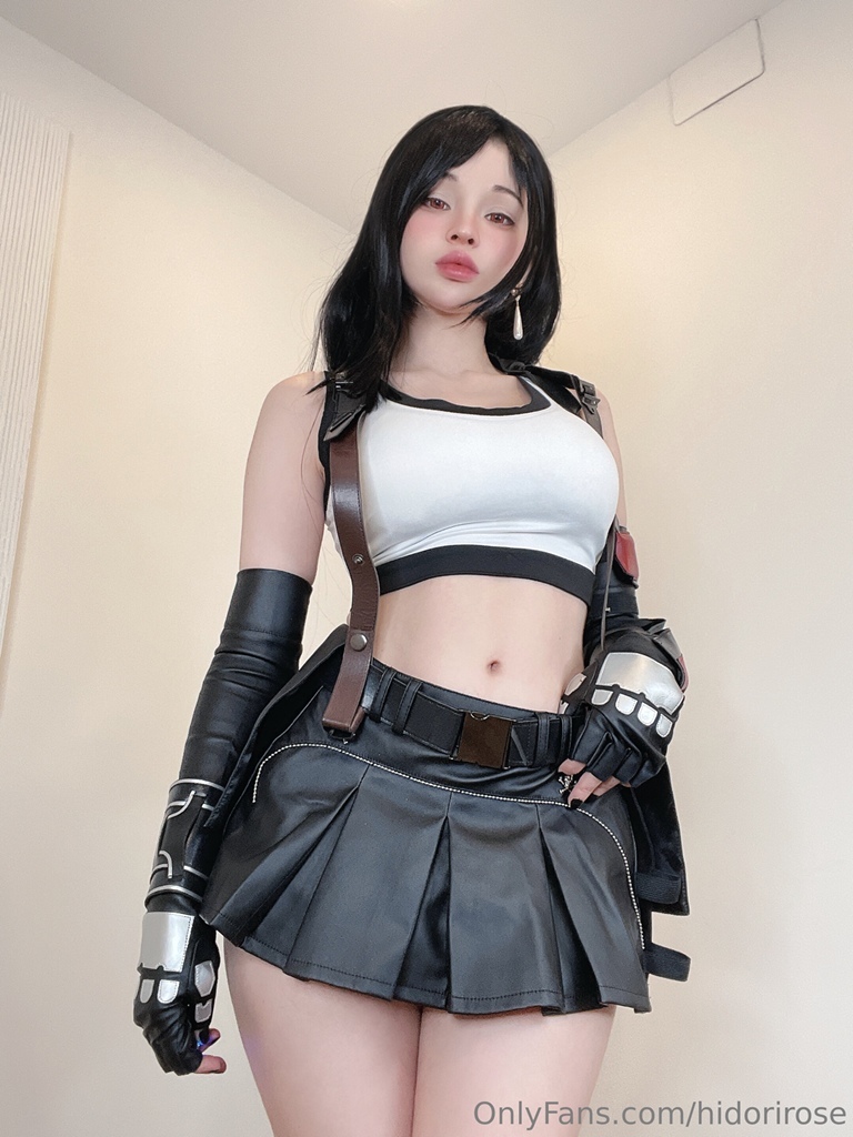 Роза Хидори в образе Тифочки - Hidori Rose, Милота, Азиатка, Косплей, Tifa Lockhart, Resident Evil, Длиннопост, Final Fantasy VII