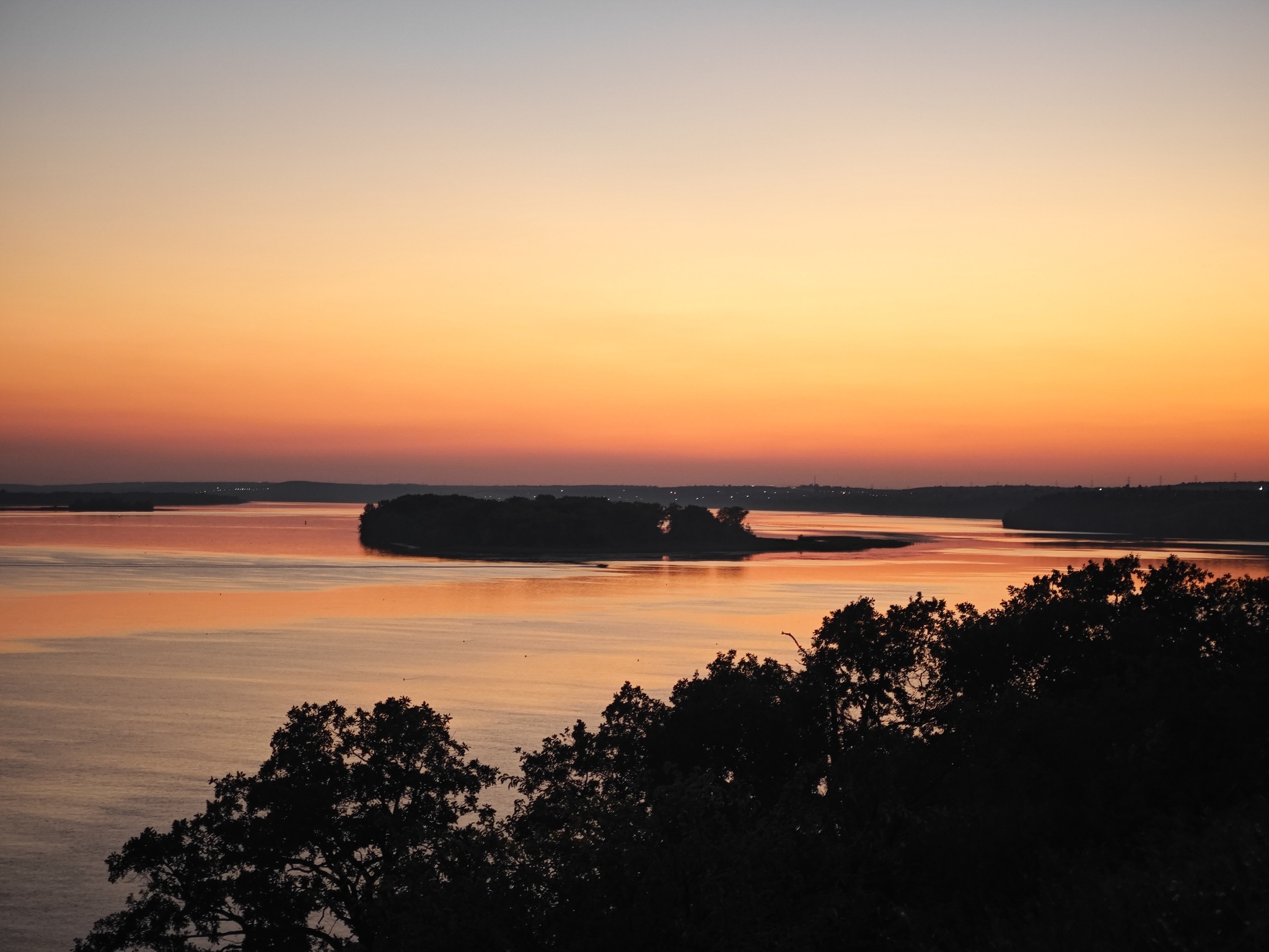 Sunset - My, Volga river, Sunset, Mobile photography, September 1, River, Nature, Samarskaya luka