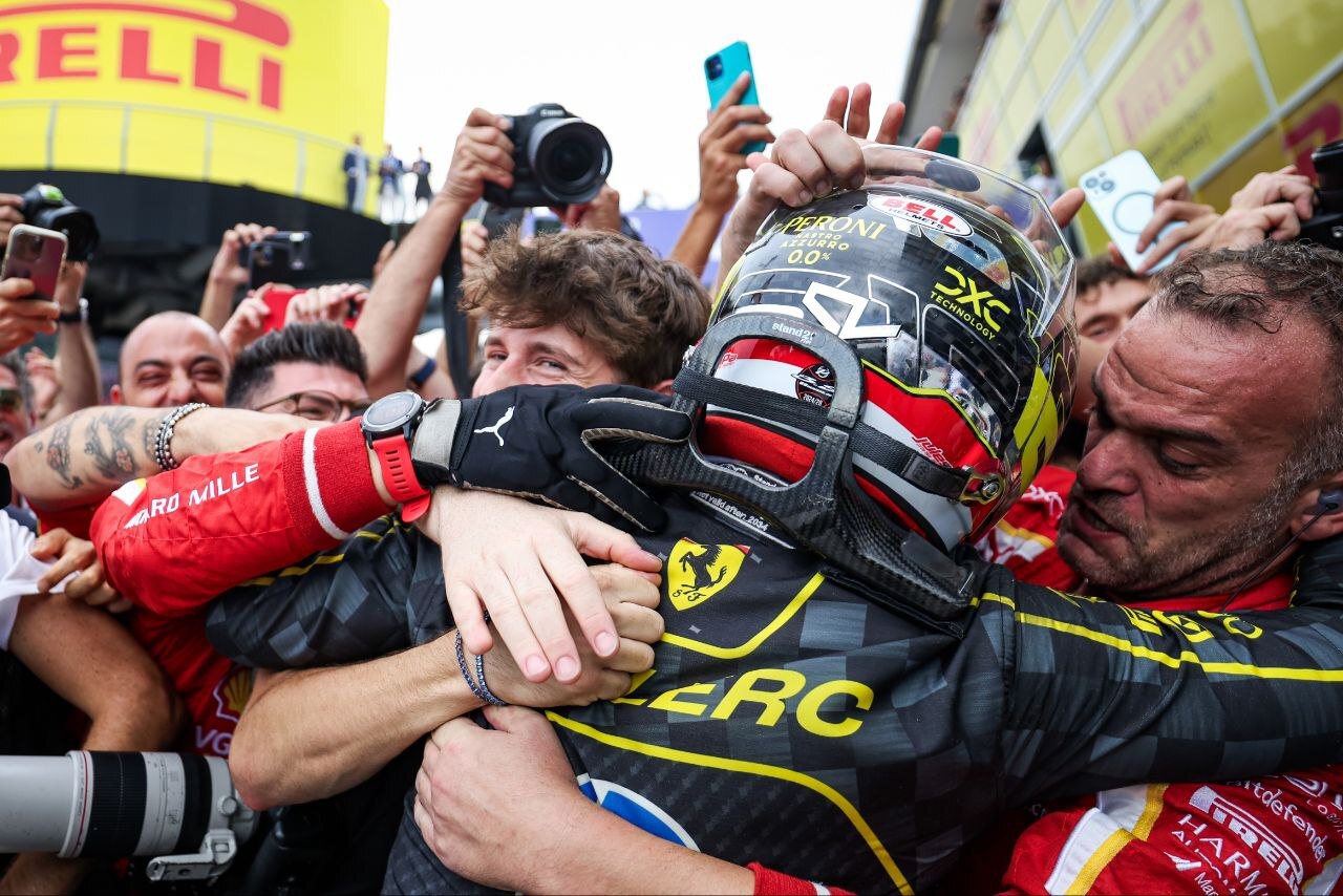 F1 | Italian Grand Prix 2024 Scuderia Ferrari - Ferrari, Charles Leclerc, Formula 1, Italy, Monza, Автоспорт, A high resolution, Video, Vertical video, Telegram (link), Longpost