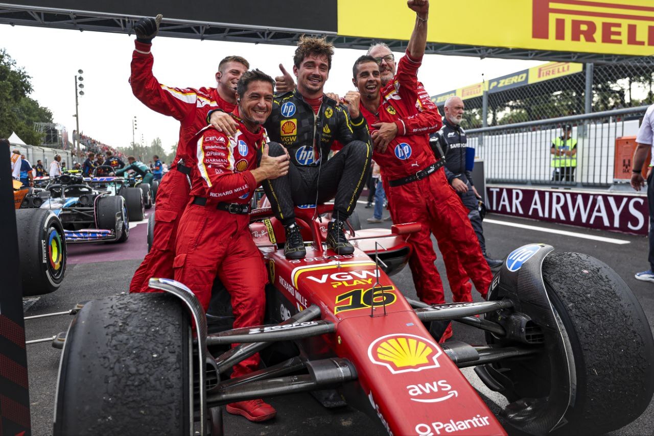 F1 | Italian Grand Prix 2024 Scuderia Ferrari - Ferrari, Charles Leclerc, Formula 1, Italy, Monza, Автоспорт, A high resolution, Video, Vertical video, Telegram (link), Longpost