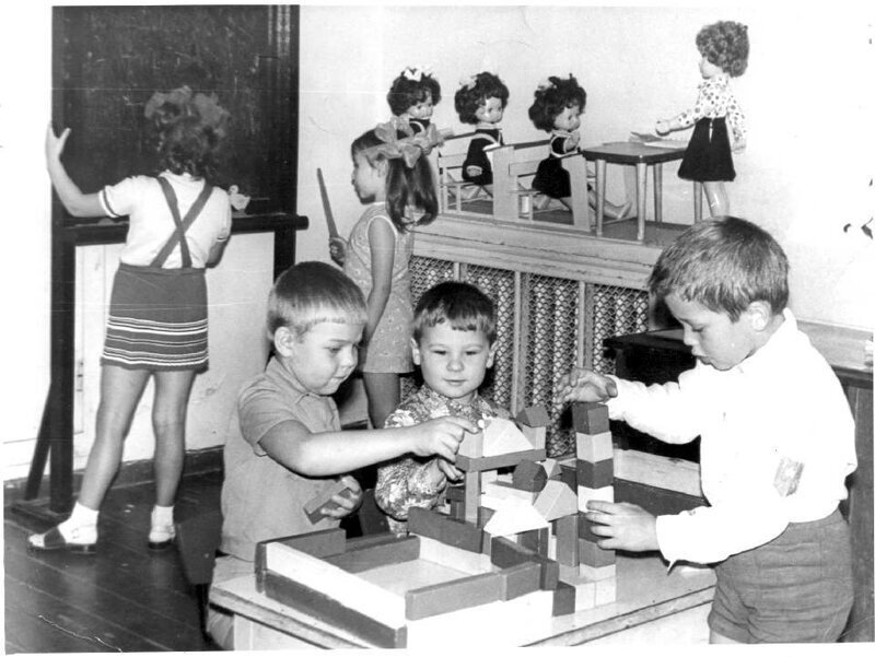 From the cycle The Past - Assorted, Children, the USSR, Kindergarten, Longpost