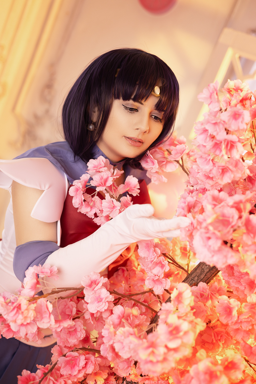 A little more Sailor Saturn - My, Girls, The photo, Cosplay, Sailor Moon, Cosplayers, Sailor Saturn, Anime, Longpost