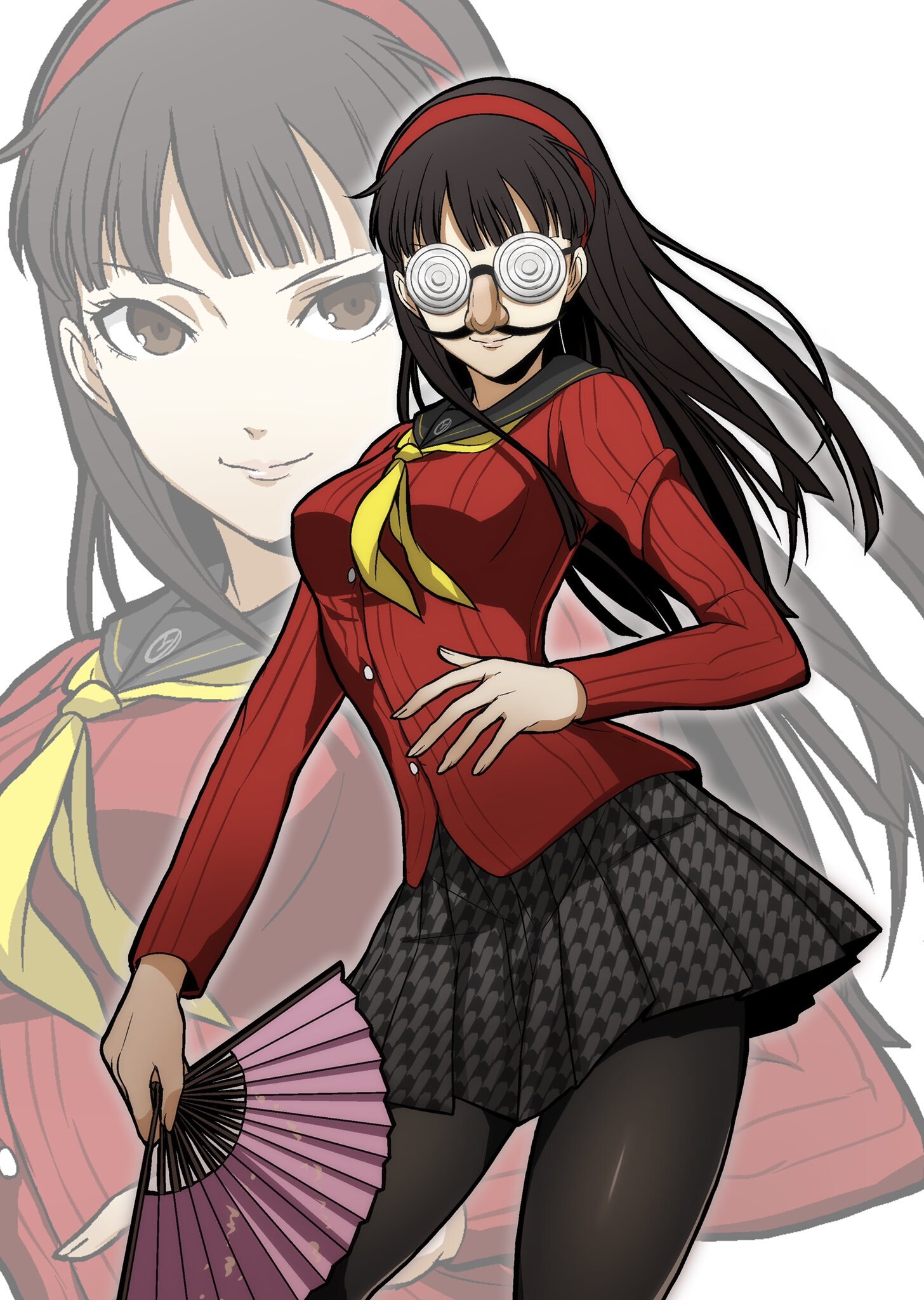 Detectives - Art, Anime, Anime art, Persona, Persona 4, Chie Satonaka, Games, Game art, Amagi Yukiko, Longpost