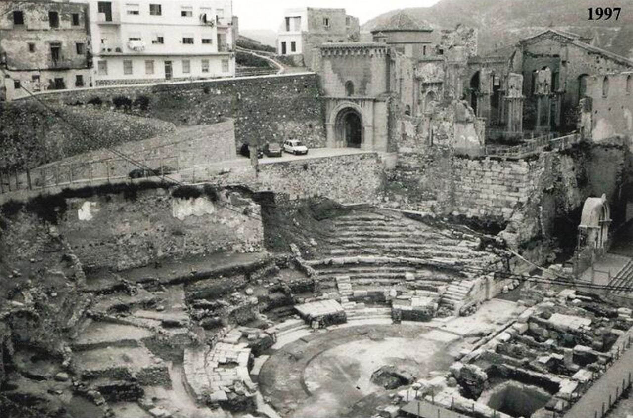 Roman theatre at New Carthage (modern Cartagena, Spain) in ... - Archeology, Architecture, Ancient Rome, Amphitheatre, History (science), The Roman Empire, Market, Urban environment, Telegram (link), Longpost, It Was-It Was