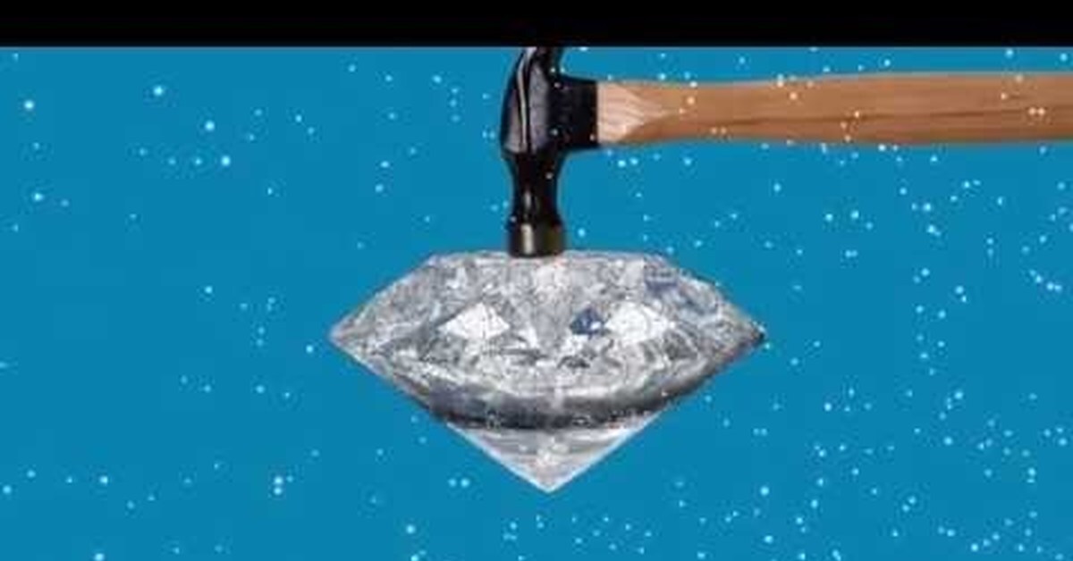 Can you break a diamond with a hammer? - My, Children's magazine, Diamond, Diamonds, Solidity, Fragility, Education, Physics, Sopromat, Longpost