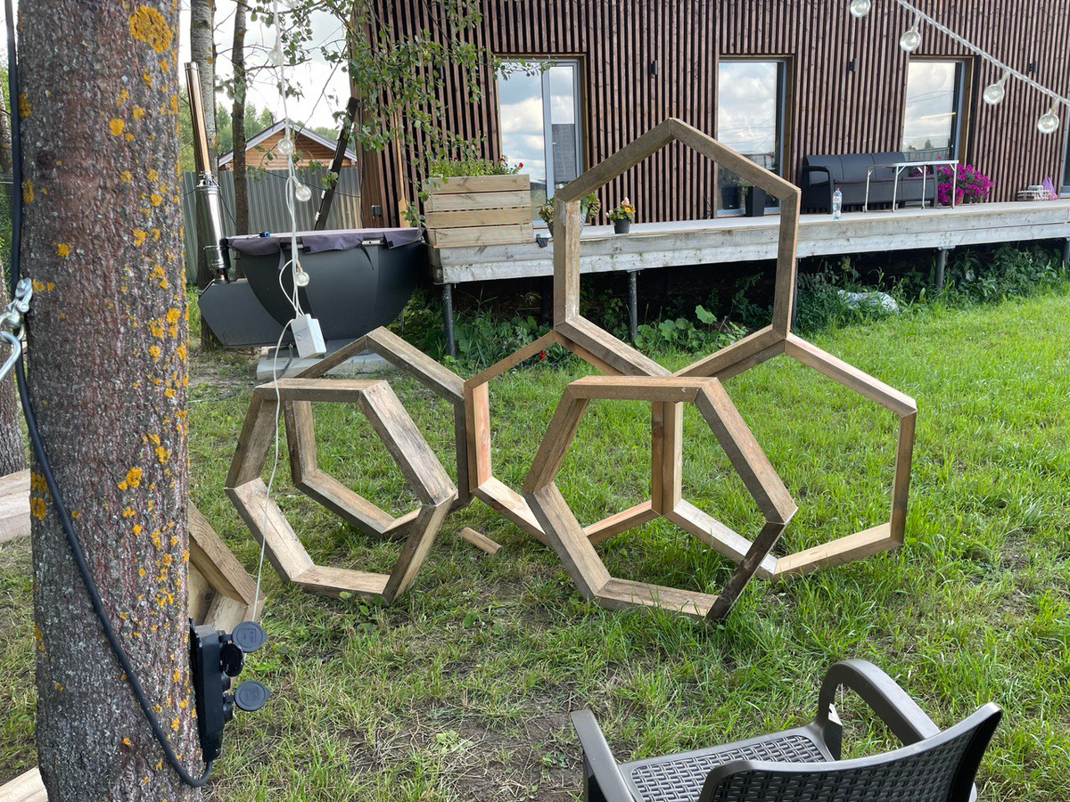 DIY Modern Firewood Rack - My, With your own hands, Woodshed, Firewood, Dacha, Longpost