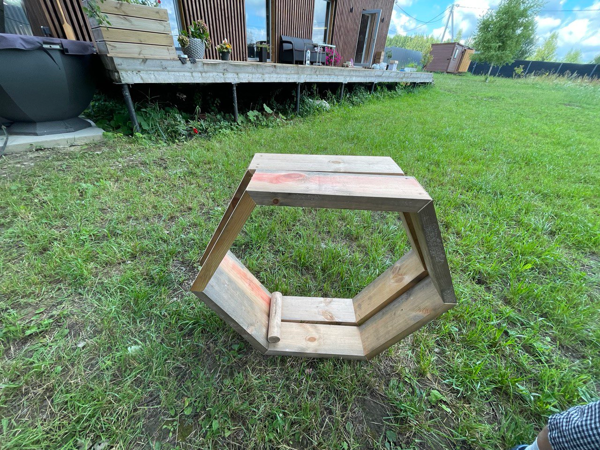 DIY Modern Firewood Rack - My, With your own hands, Woodshed, Firewood, Dacha, Longpost