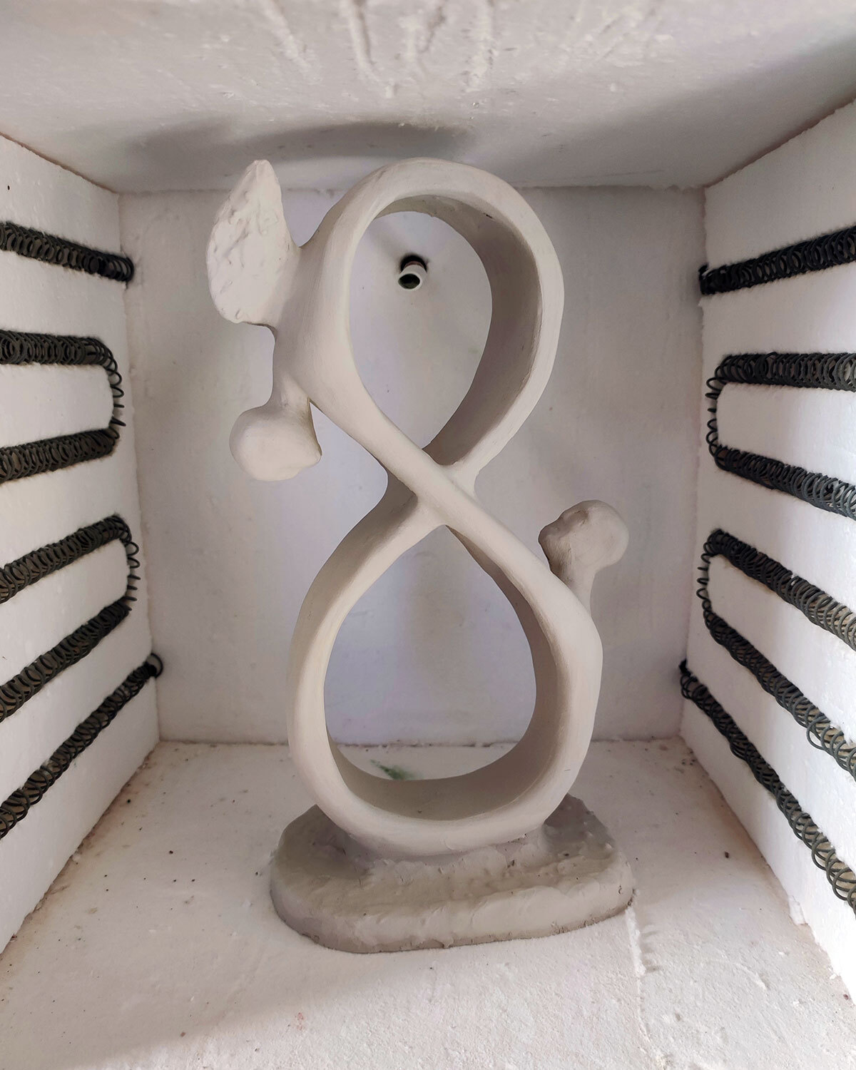 Life and Infinity - My, Лепка, Handmade, With your own hands, Ceramics, Needlework with process, Infinity, Angel, Clay, Video, Vertical video, Longpost