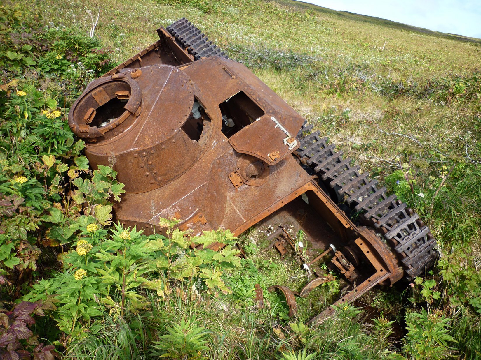 Counterattack by the Japanese 11th Tank Regiment on August 18, 1945. Shumshu Island - Military history, The Second World War, Tanks, Military equipment, Kurile Islands, Armament, The soldiers, the USSR, Japan, Soviet-Japanese War, Longpost