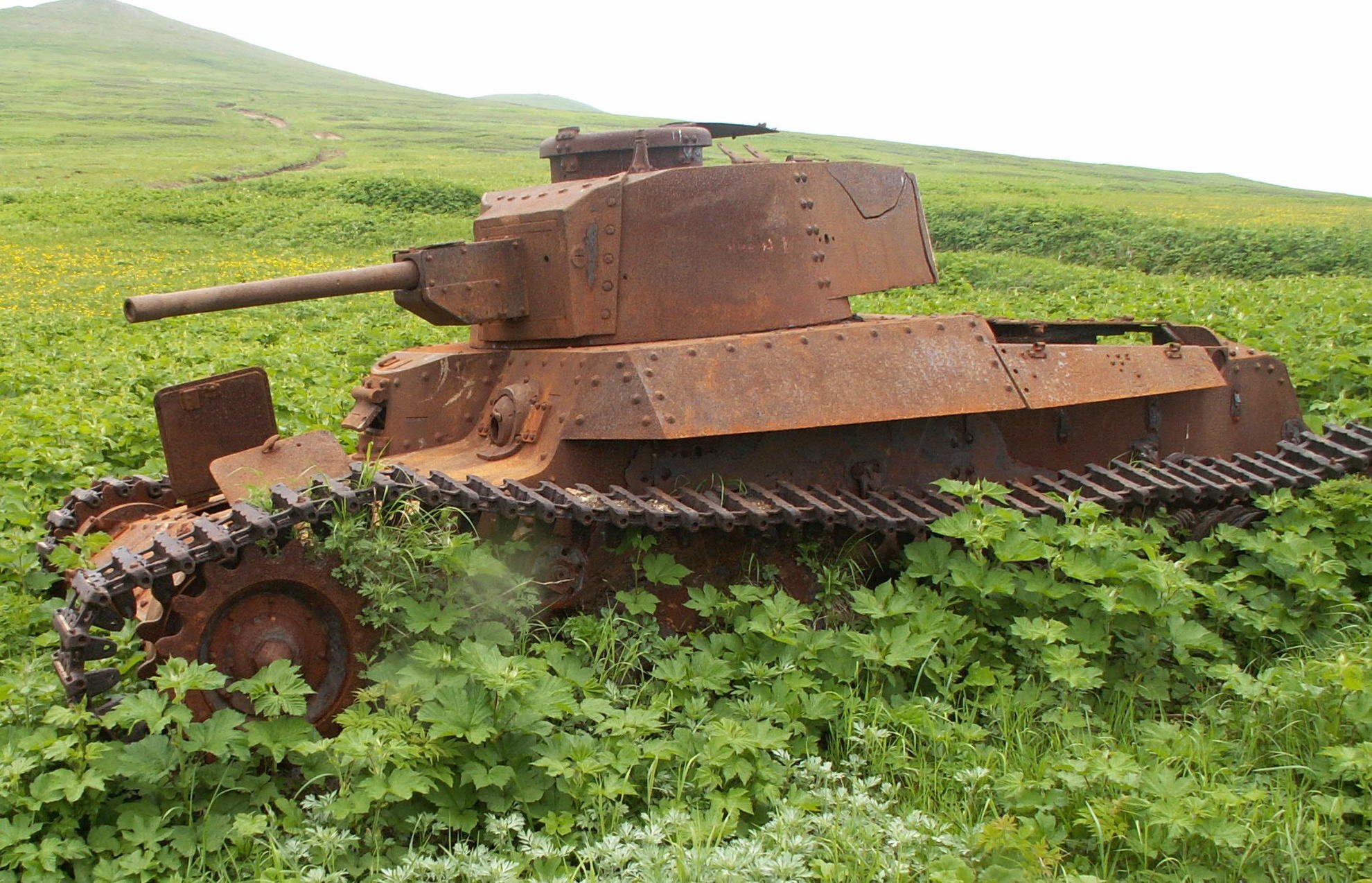 Counterattack by the Japanese 11th Tank Regiment on August 18, 1945. Shumshu Island - Military history, The Second World War, Tanks, Military equipment, Kurile Islands, Armament, The soldiers, the USSR, Japan, Soviet-Japanese War, Longpost