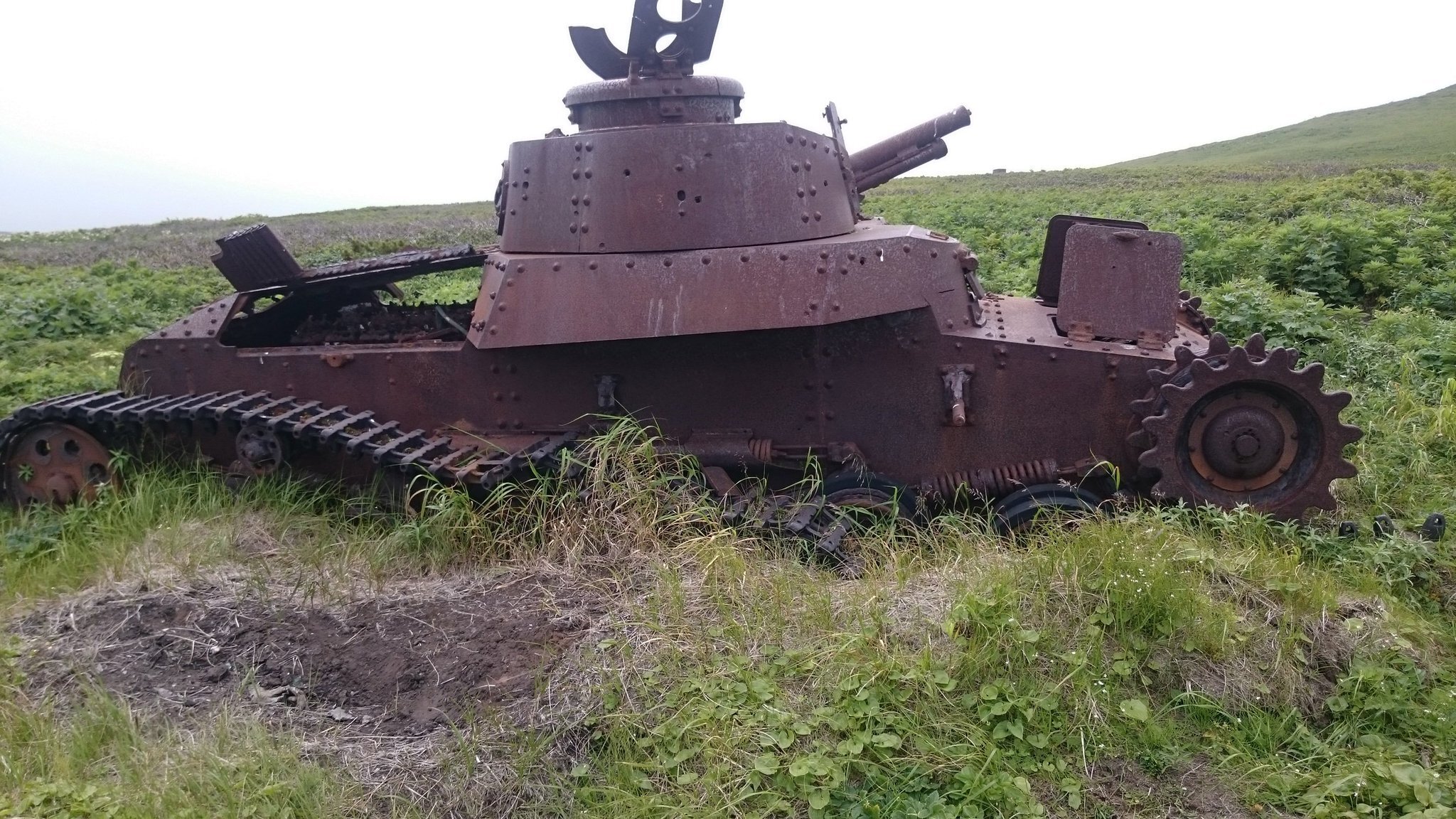 Counterattack by the Japanese 11th Tank Regiment on August 18, 1945. Shumshu Island - Military history, The Second World War, Tanks, Military equipment, Kurile Islands, Armament, The soldiers, the USSR, Japan, Soviet-Japanese War, Longpost