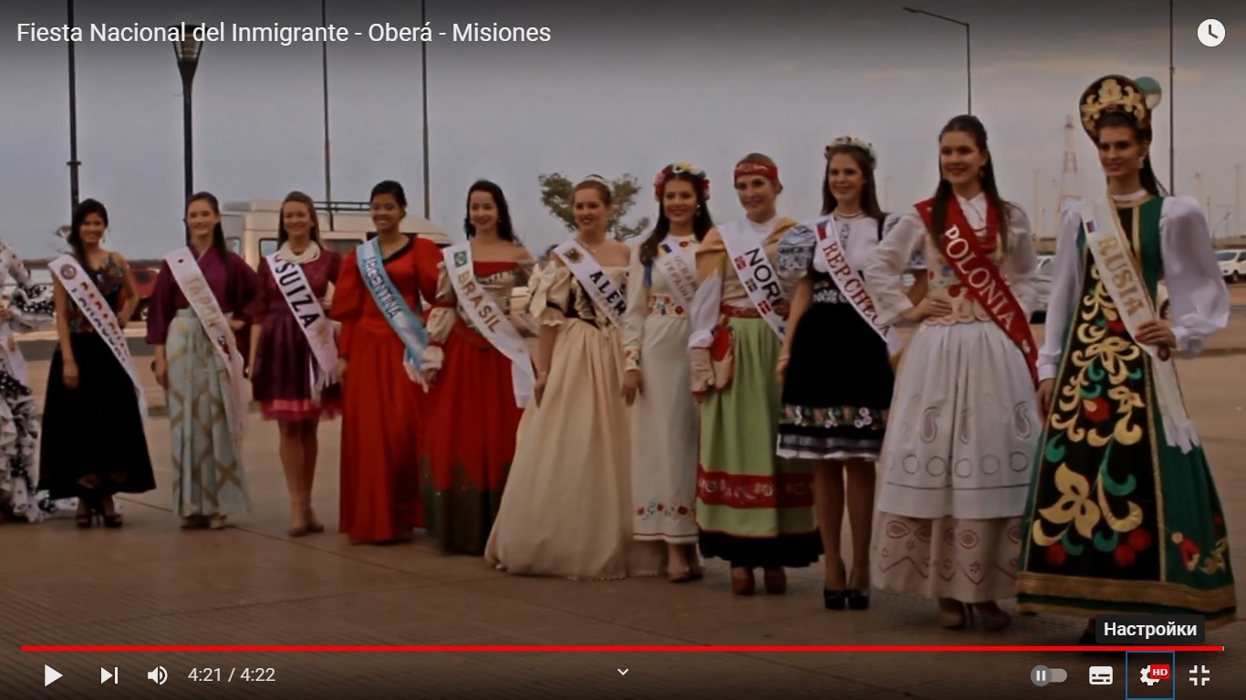 Beauty queens of the emigrant diasporas of the city of Ober - Ethnography, Argentina, Migrants, Diaspora