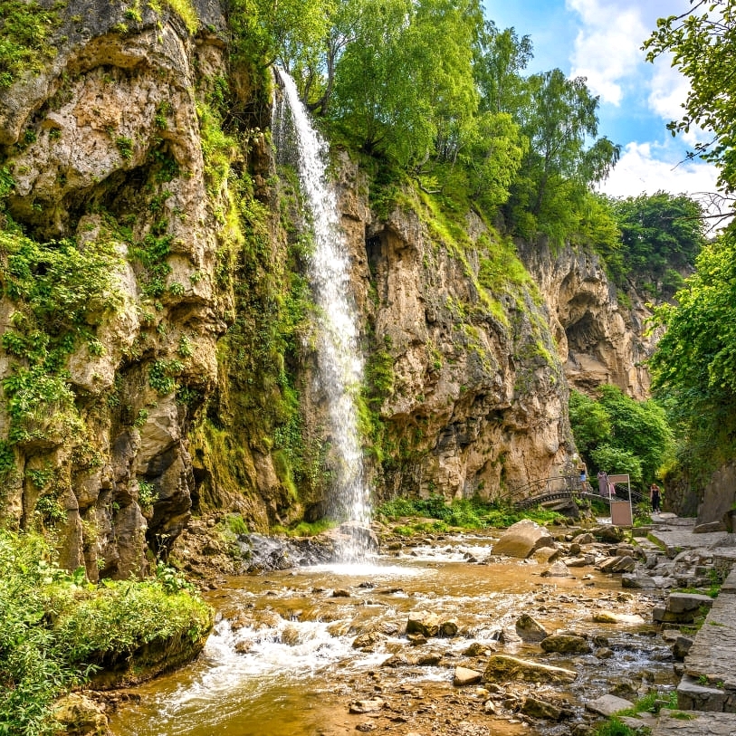 Picturesque Waterfalls of Russia - My, sights, Travel across Russia, Road trip, Tourism, Travels, Waterfall, Auto, Motorists, Drive, Cities of Russia, A selection, Туристы, Travelers, Caucasus, Longpost