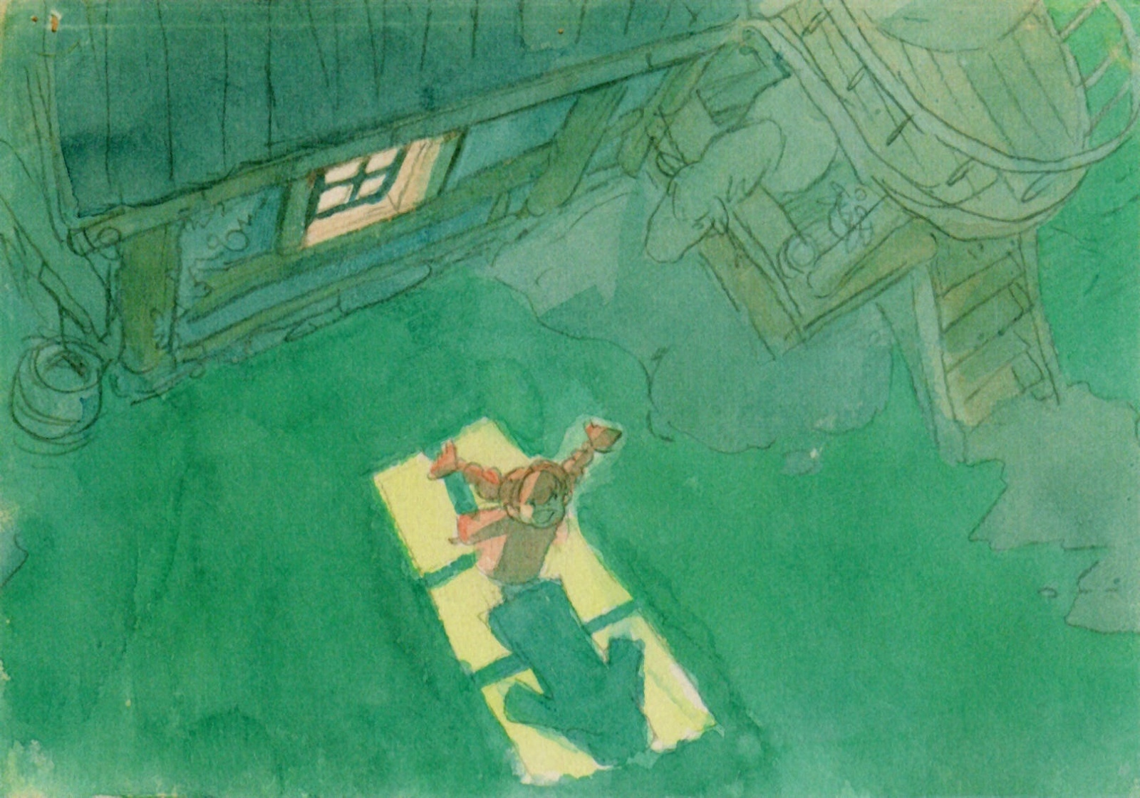 The strongest girl in the world - Hayao Miyazaki, Pippi Long Stocking, Anime, Fantasy, Animation, VKontakte (link), Longpost