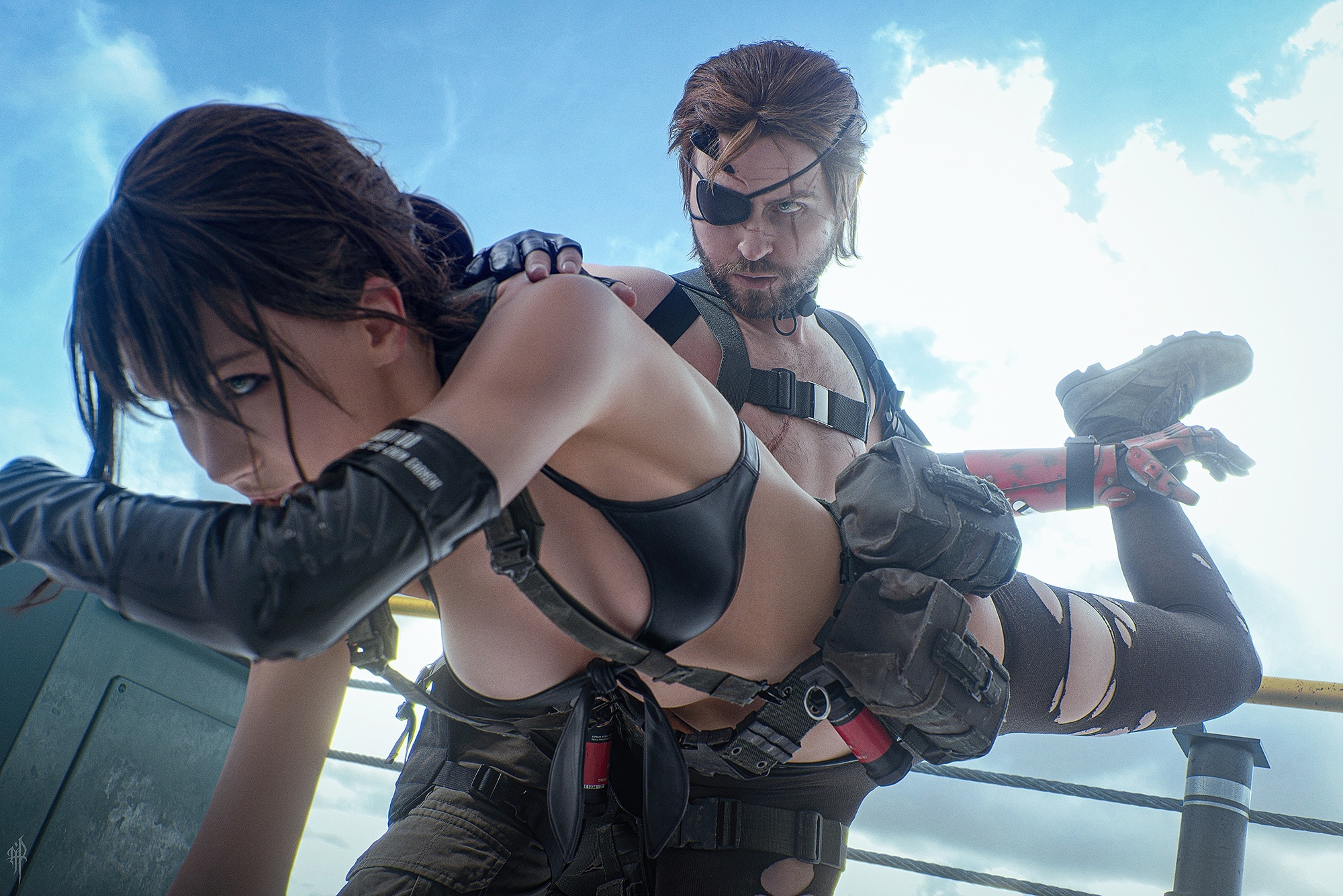 Metal Gear Solid | Venom Snake & Quiet - Cosplay, Metal gear solid, Venom Snake, Quiet, Computer games, The photo, VKontakte (link), Longpost