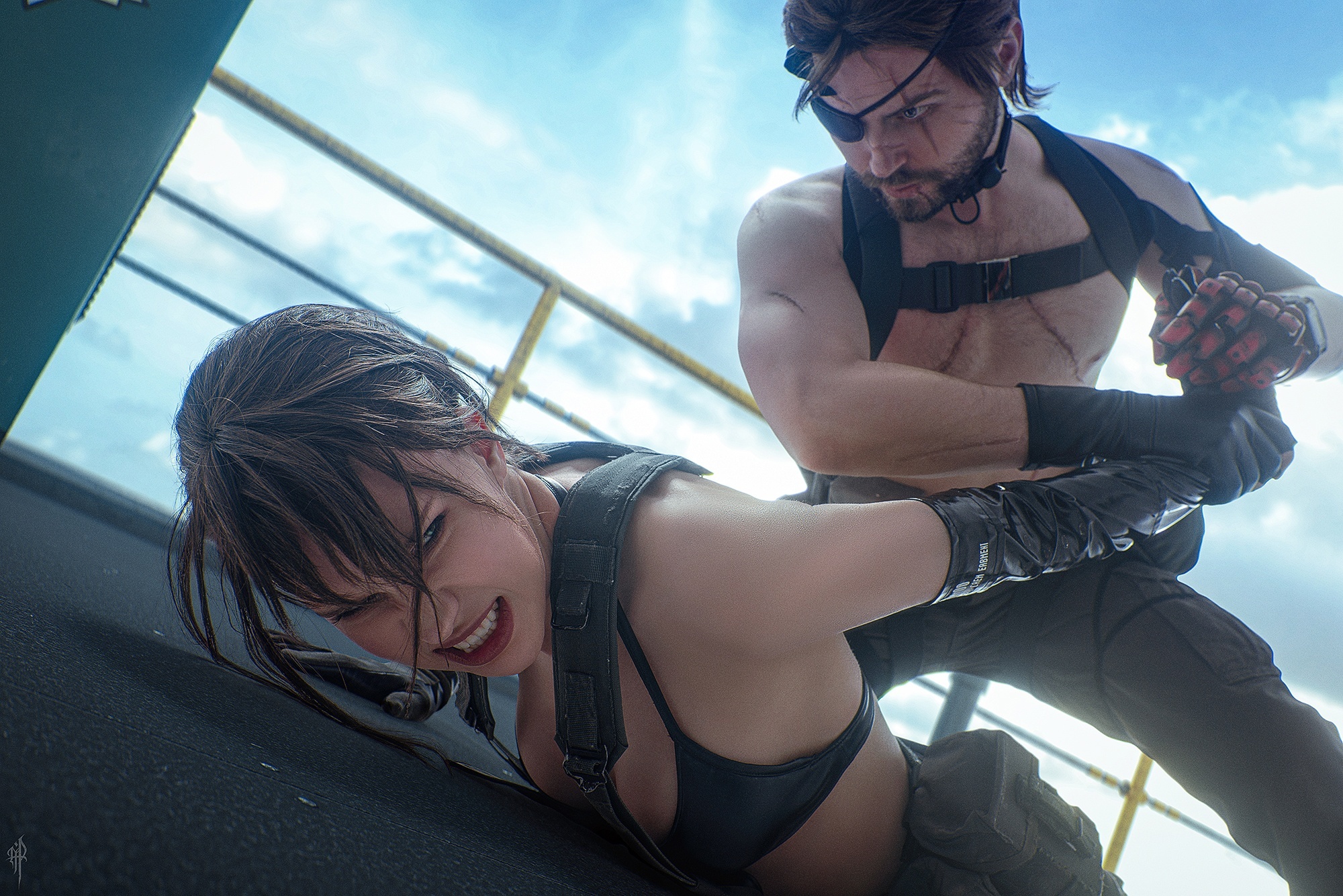 Metal Gear Solid | Venom Snake & Quiet - Cosplay, Metal gear solid, Venom Snake, Quiet, Computer games, The photo, VKontakte (link), Longpost