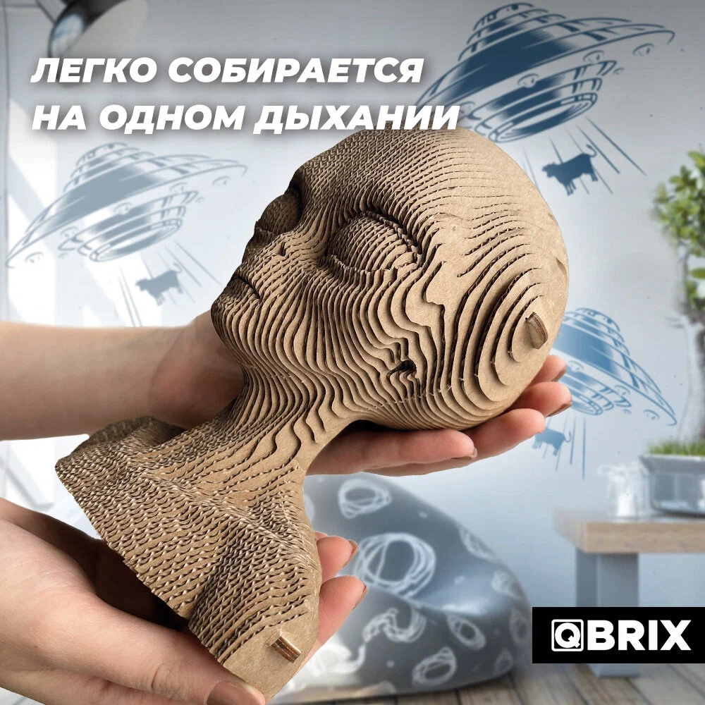 Топ 15 классных 3D пазлов из картона! - Пазл, 3D пазлы, Сборка, Хобби, Яндекс Маркет, Товары, Картон, Картонные модели, Изделия из картона, Конструктор, Александр Сергеевич Пушкин, Сергей Есенин, Длиннопост