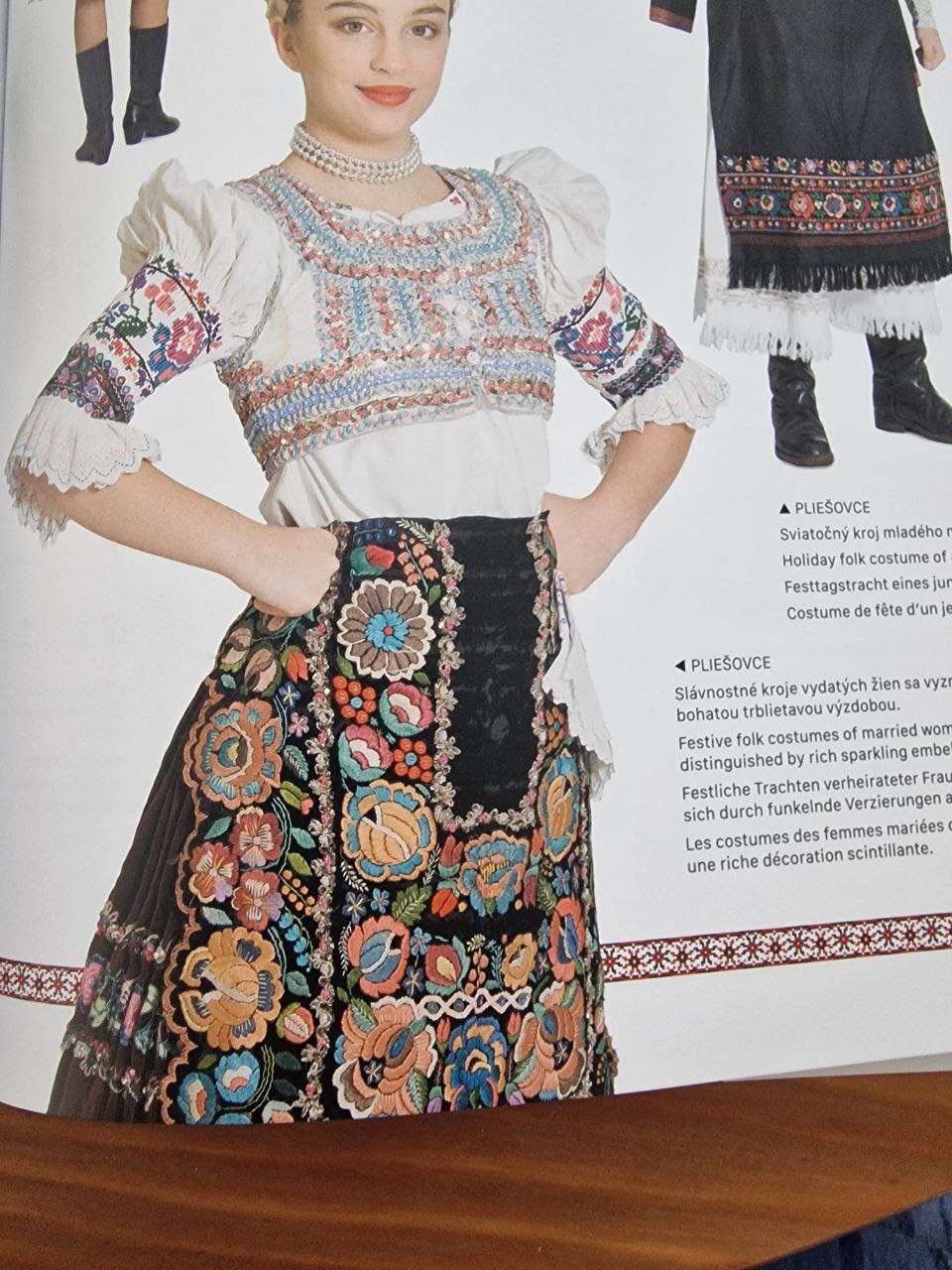 Slovenian folk costumes + embroidery (which turned out to be SLOVAKIAN ))) - My, Hobby, Books, Embroidery, National costumes, Slovenia, Longpost, Slovakia